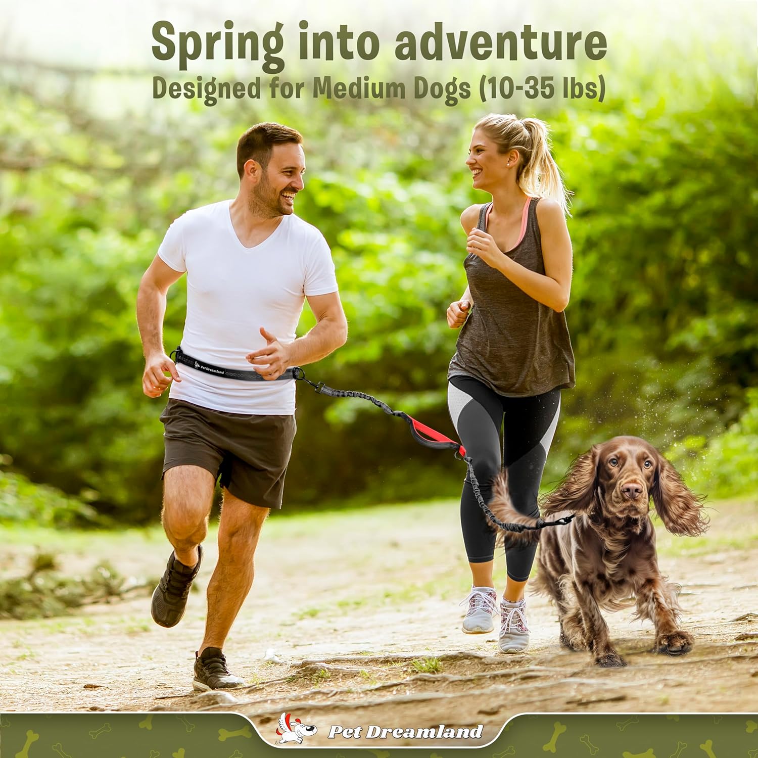 Hands Free Dog Leash for Medium Dogs