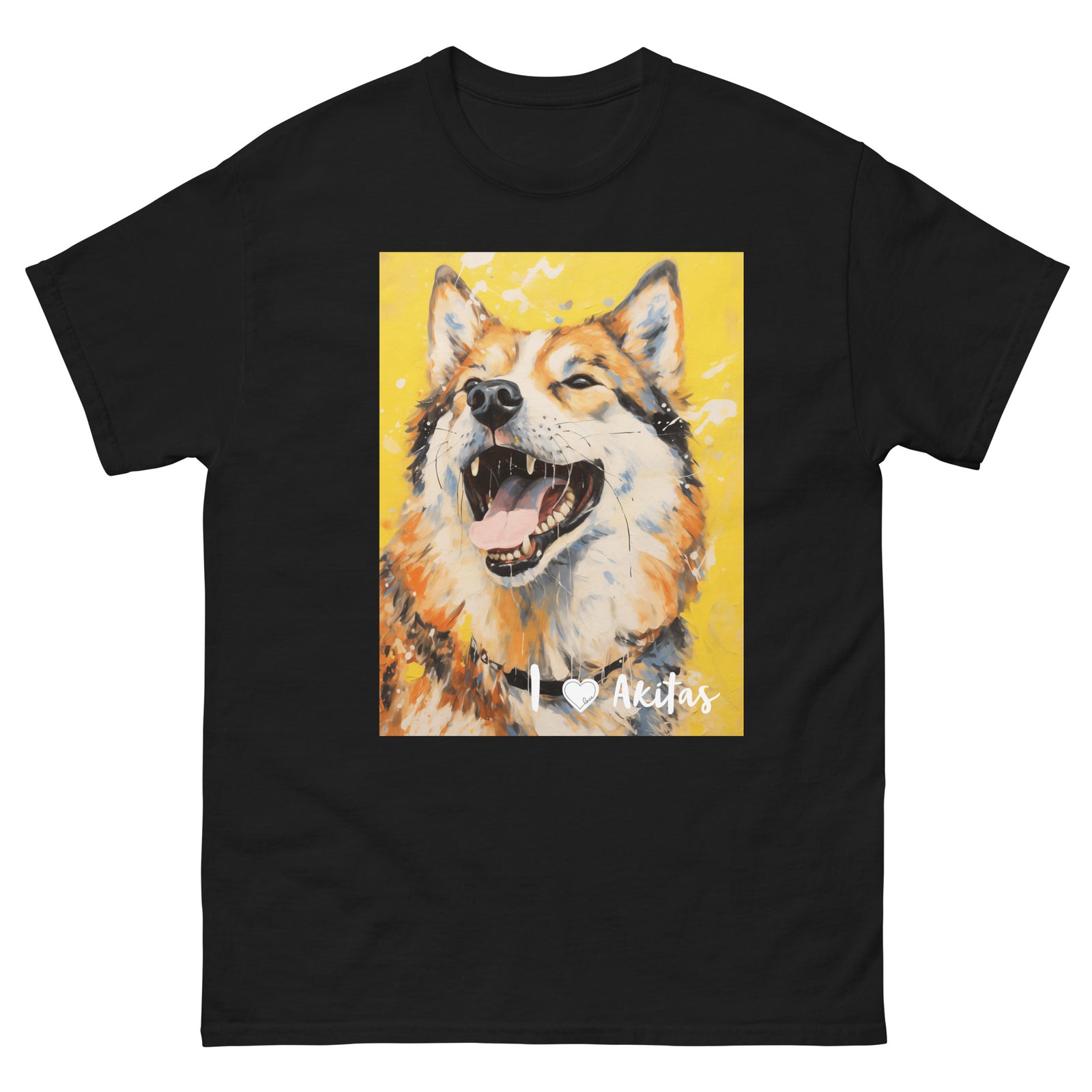 Men's classic tee - I ❤ DOGS - Akita