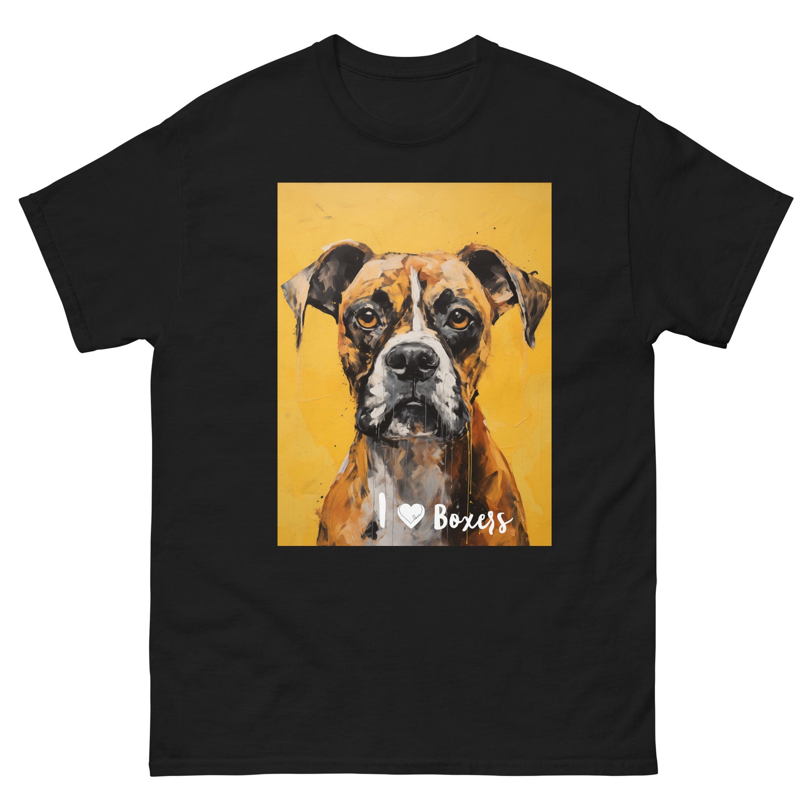 Men's classic tee - I ❤ DOGS - Boxer