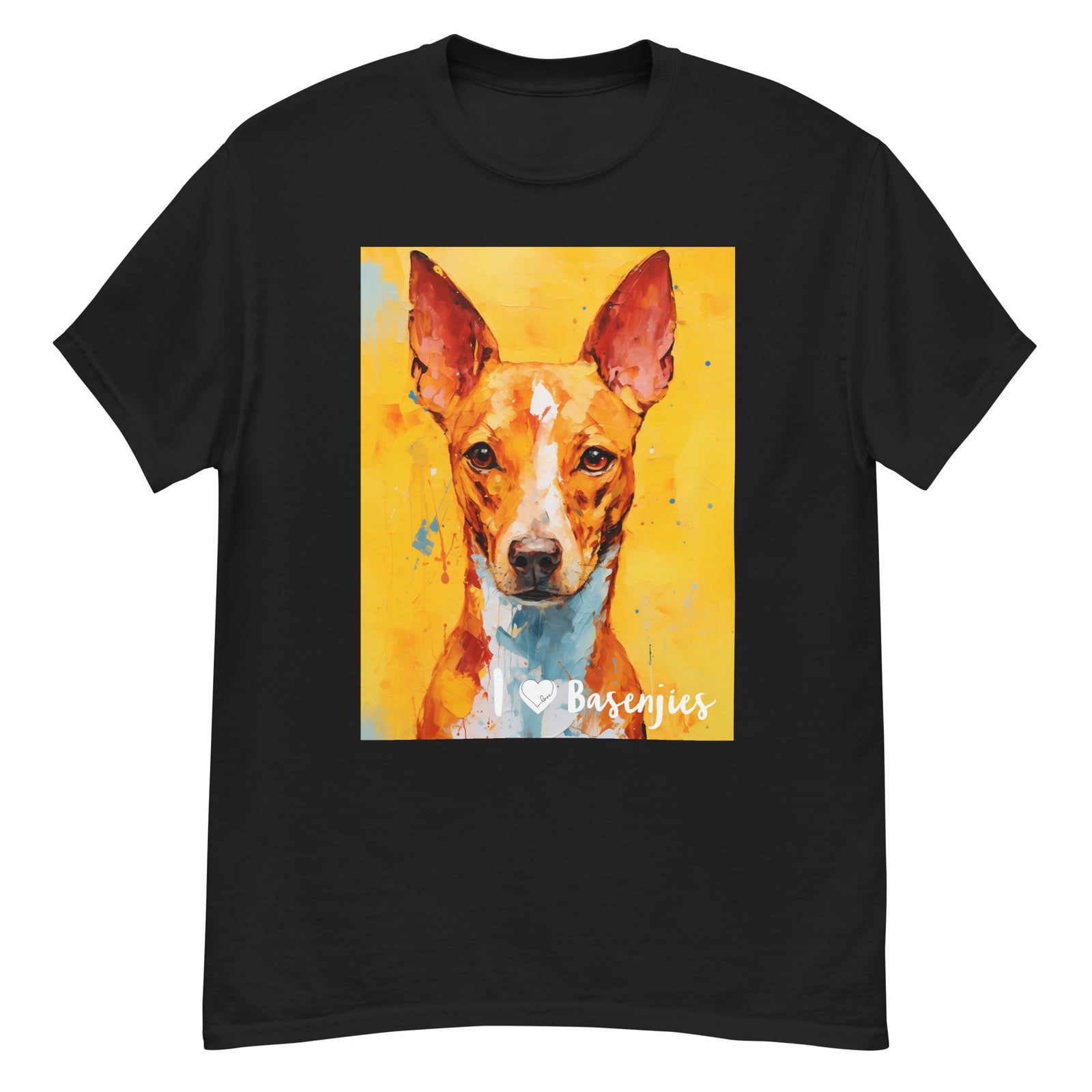 Men's classic tee - I ❤ DOGS - Basenji