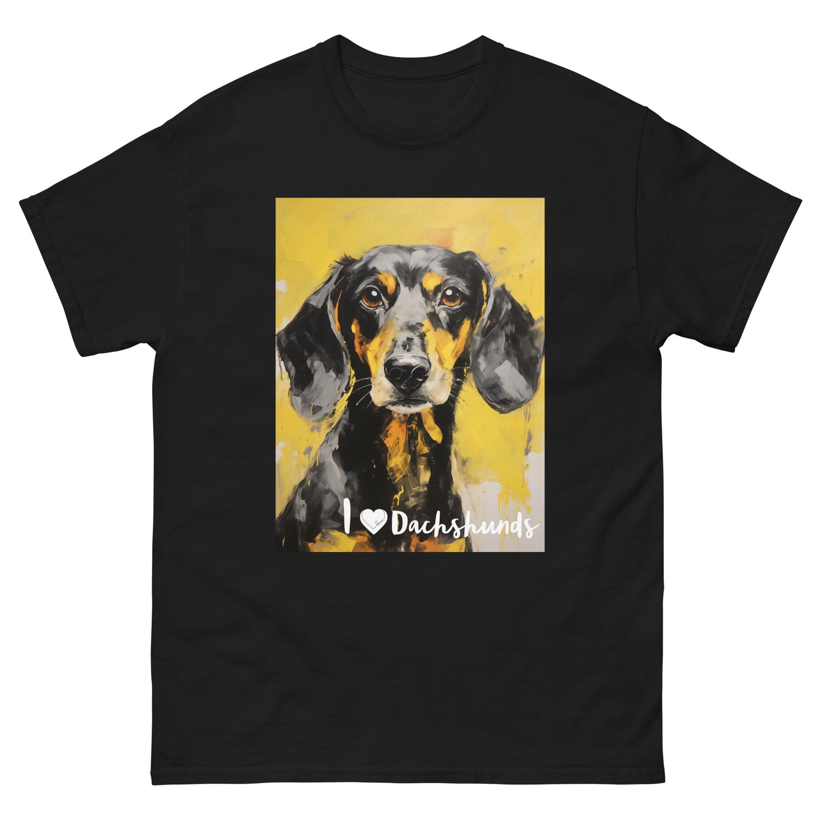 Men's classic tee - I ❤ DOGS - Dachshund