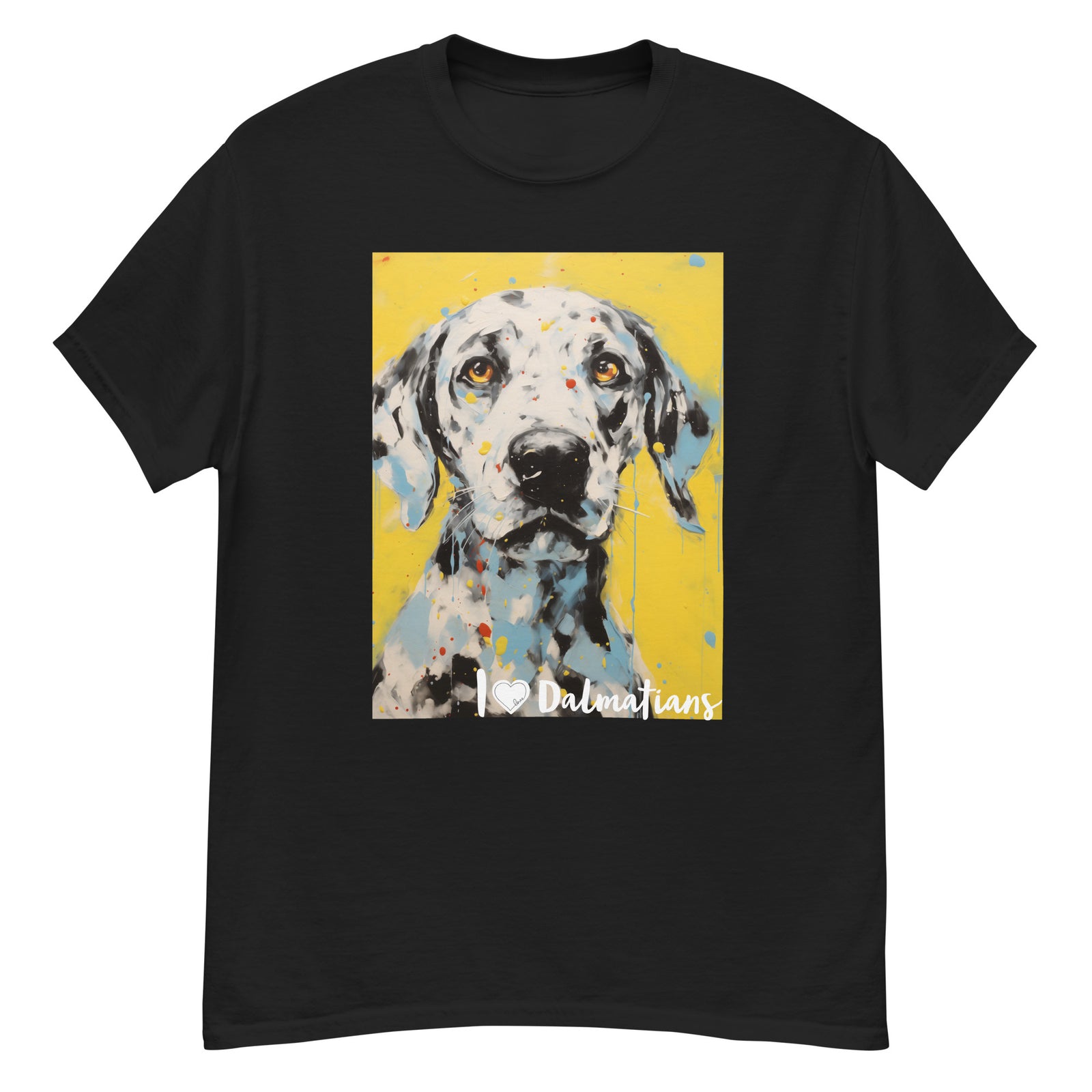 Men's classic tee - I ❤ DOGS - Dalmatian