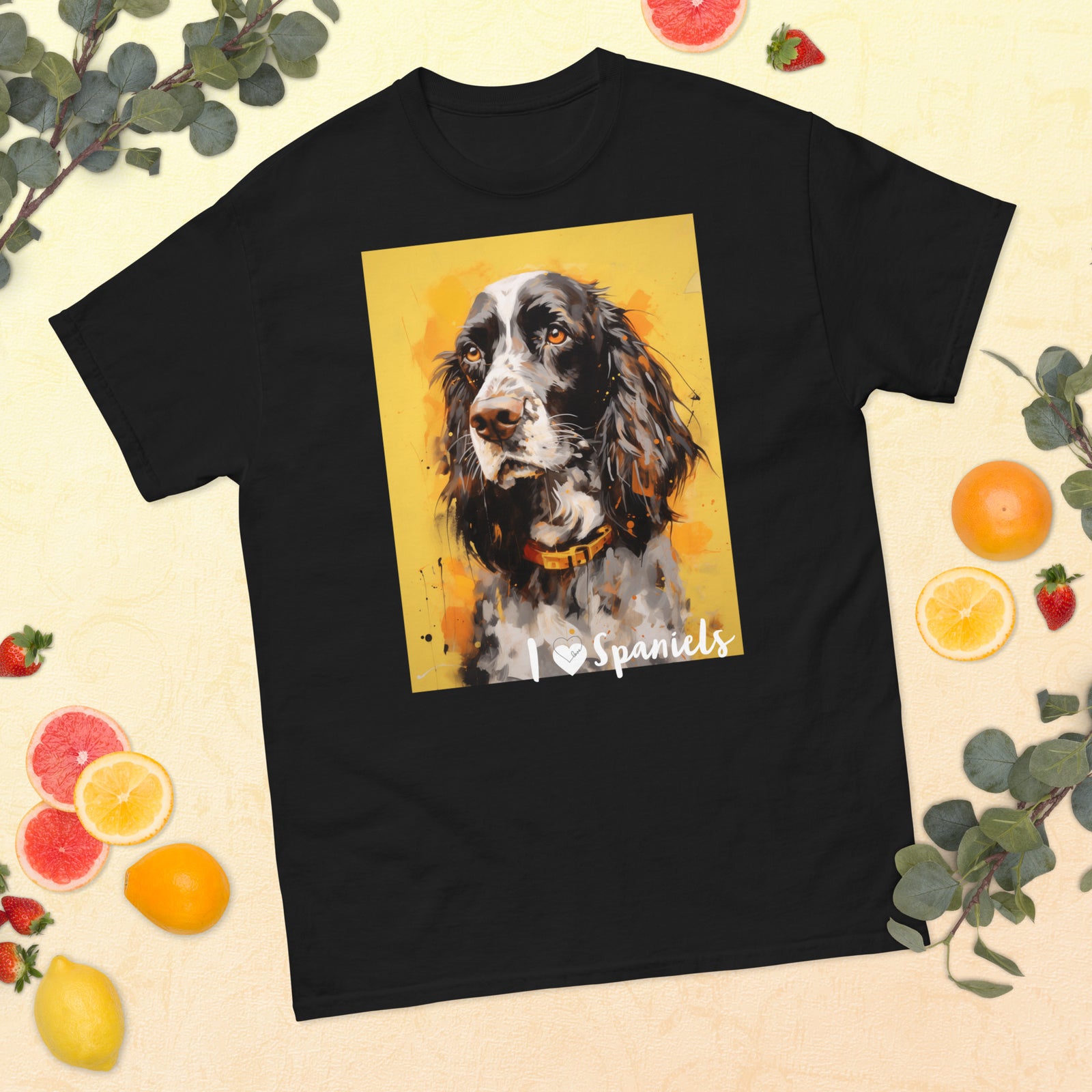 Men's classic tee - I ❤ DOGS - Cocker Spaniel (American)