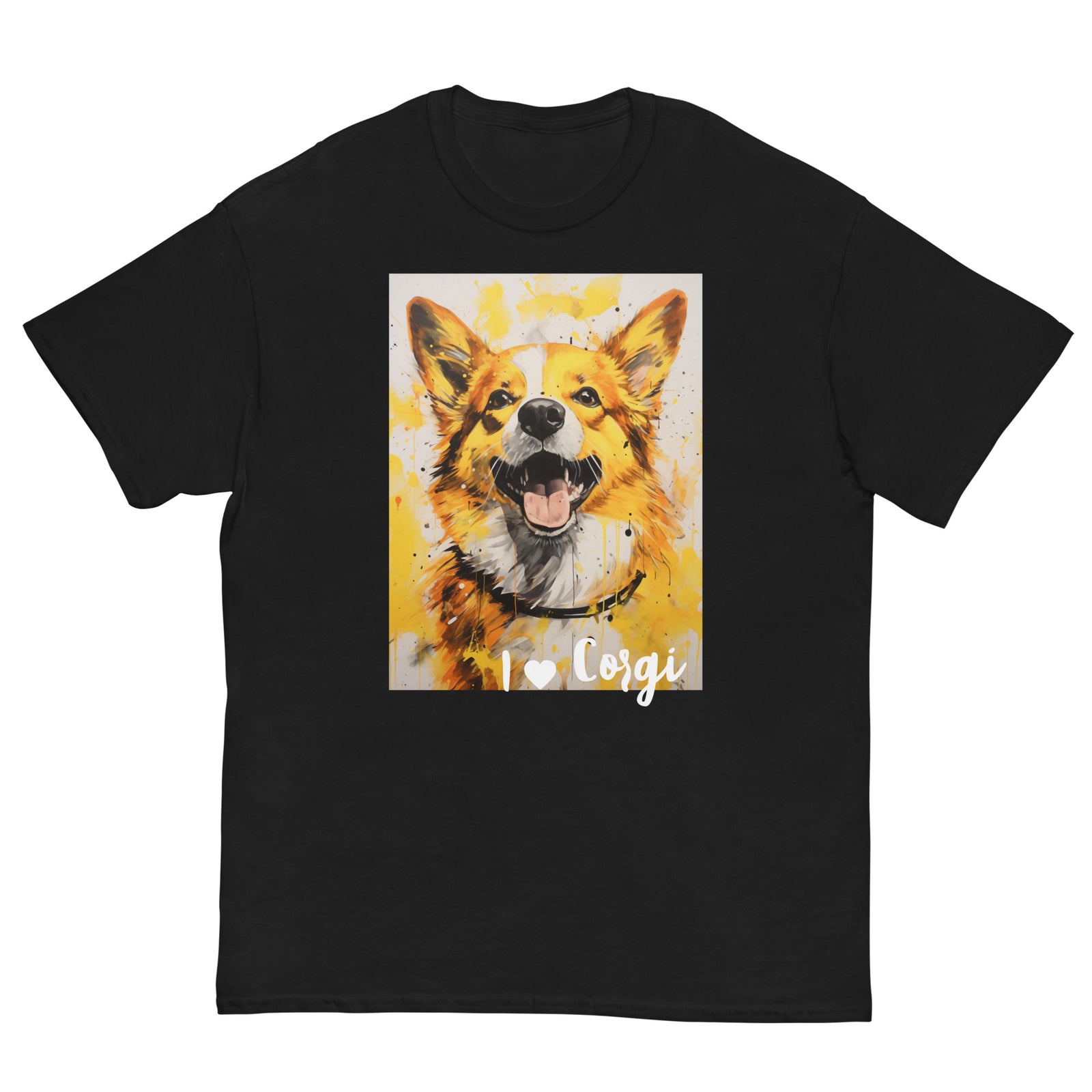 Men's classic tee - I ❤ DOGS - Pembroke Welsh Corgi