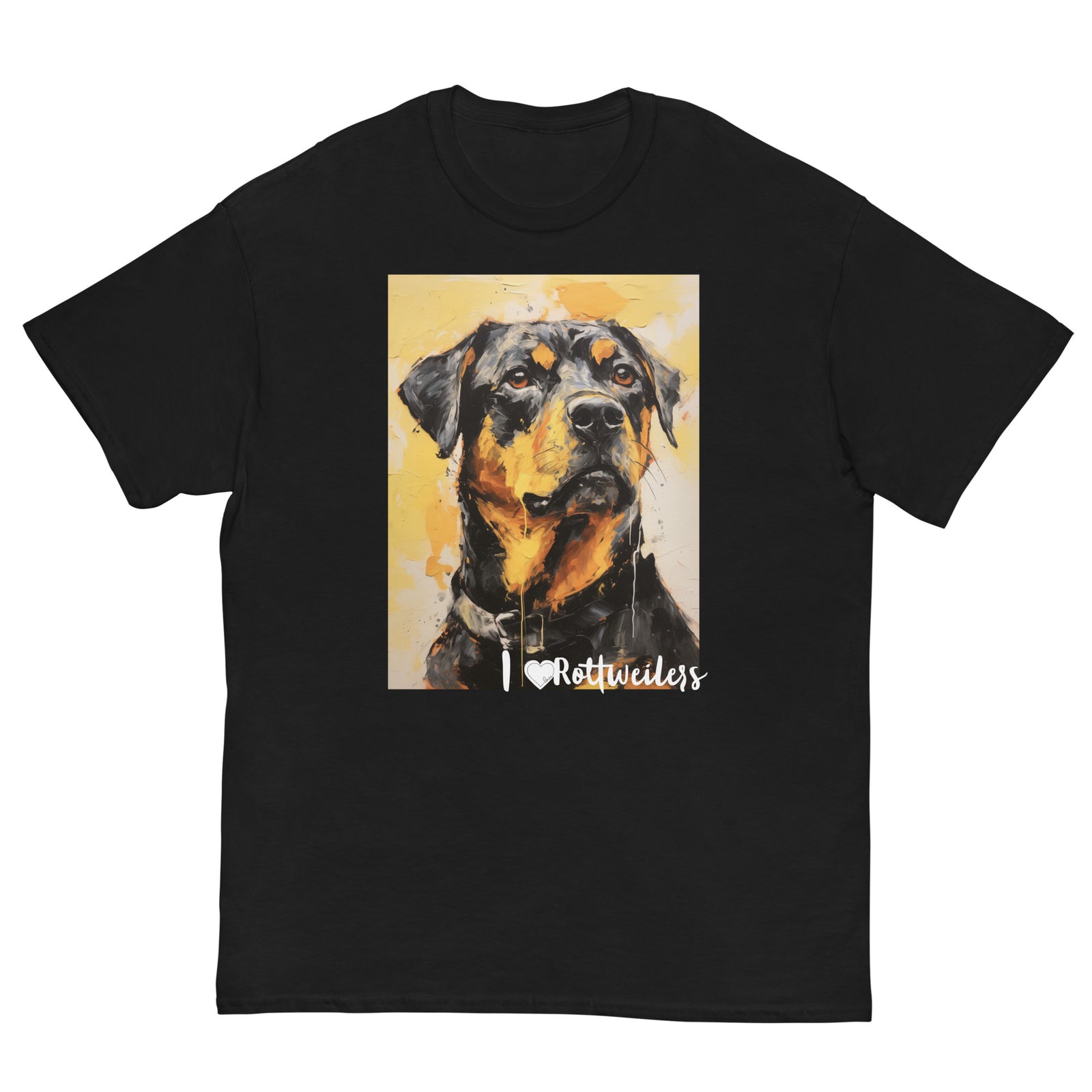 Men's classic tee - I ❤ DOGS - Rottweiler