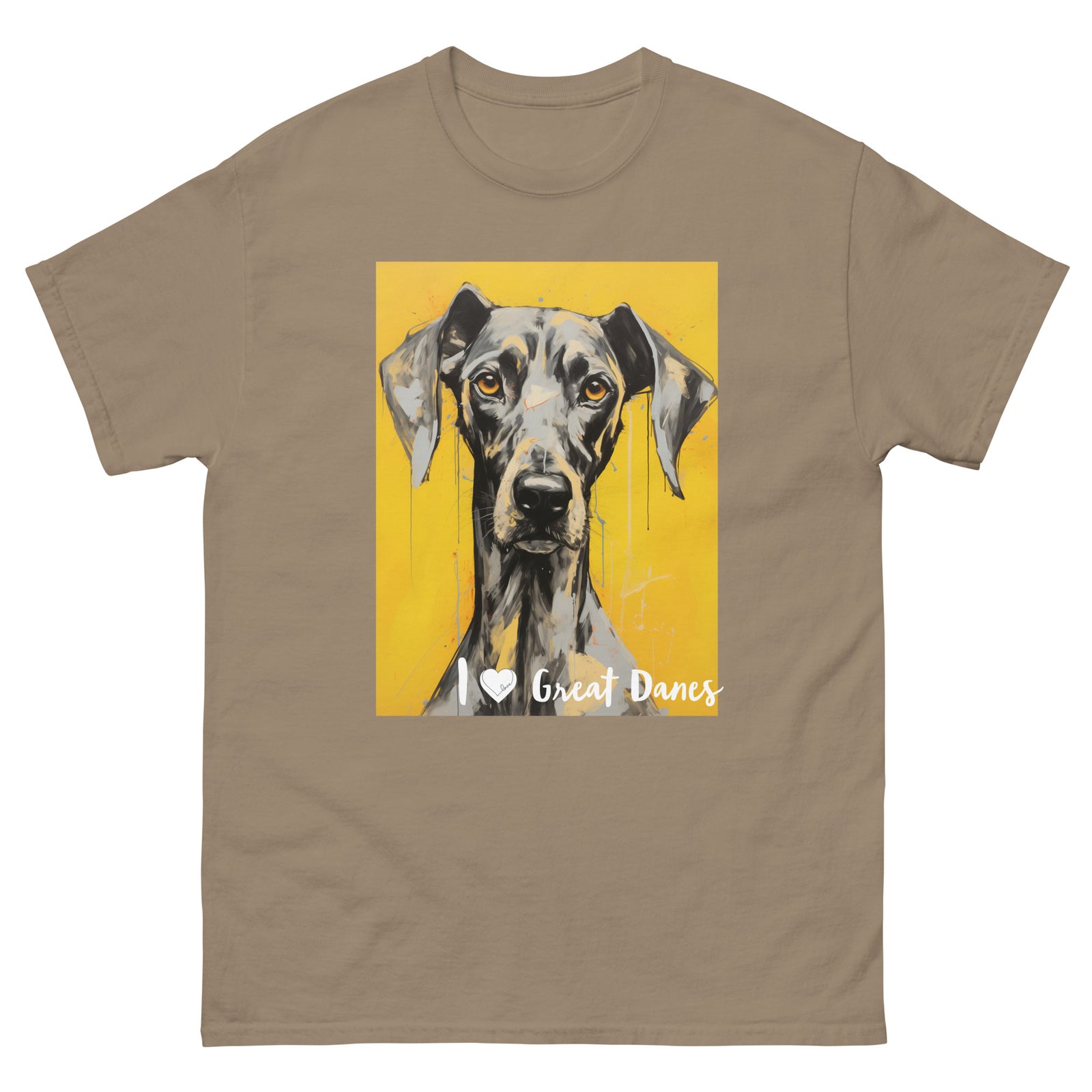 Men's classic tee - I ❤ DOGS - Great Dane
