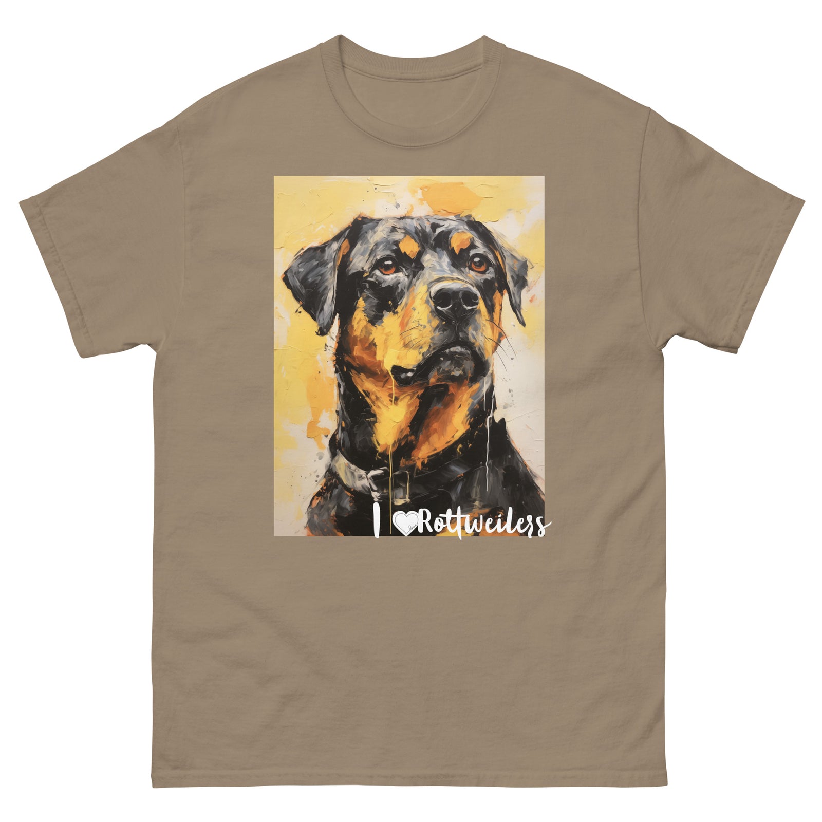 Men's classic tee - I ❤ DOGS - Rottweiler