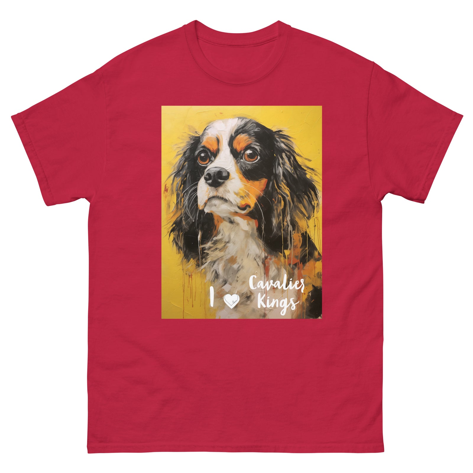 Men's classic tee - I ❤ DOGS - Cavalier King Charles Spaniel