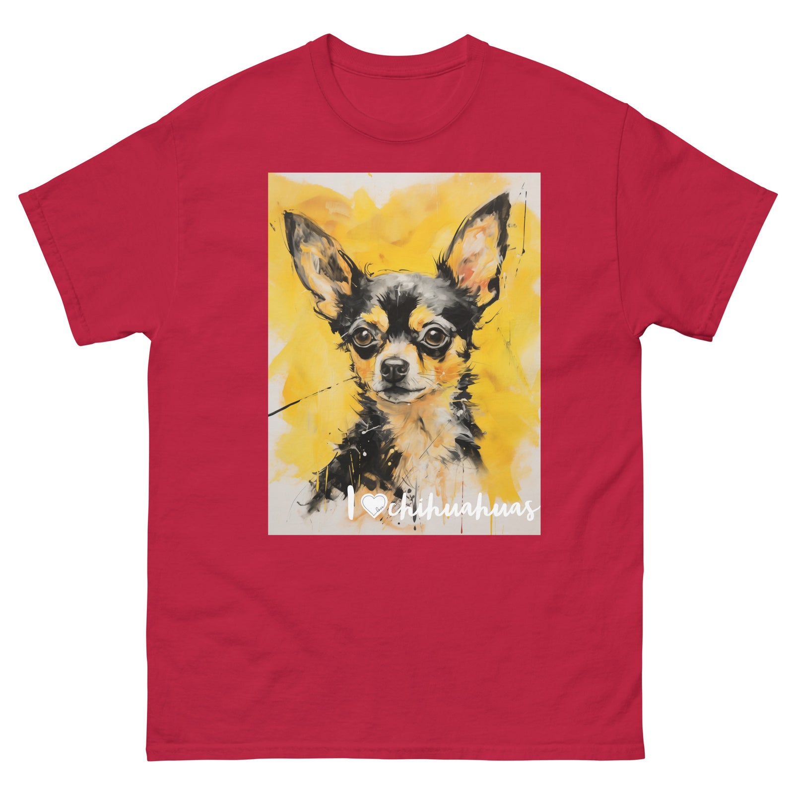 Men's classic tee - I ❤ DOGS - Chihuahua