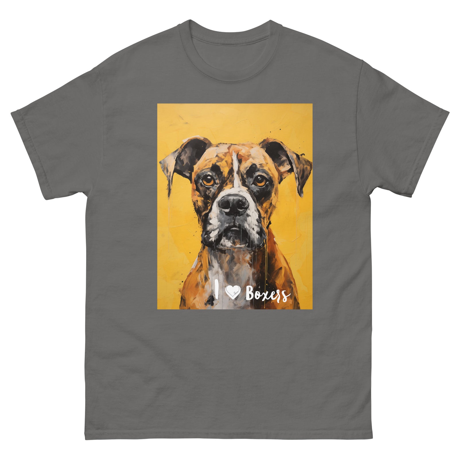 Men's classic tee - I ❤ DOGS - Boxer