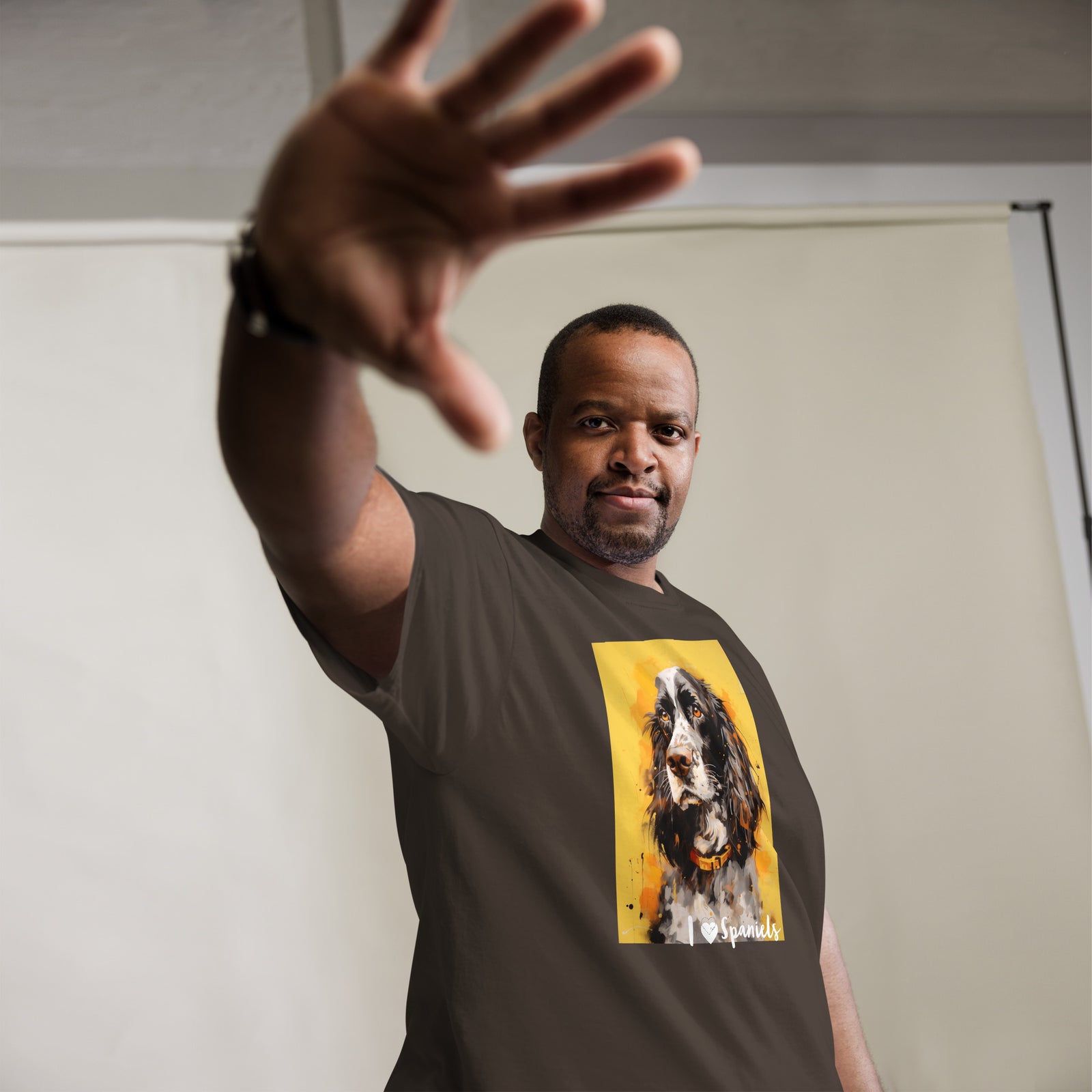 Men's classic tee - I ❤ DOGS - Cocker Spaniel (American)