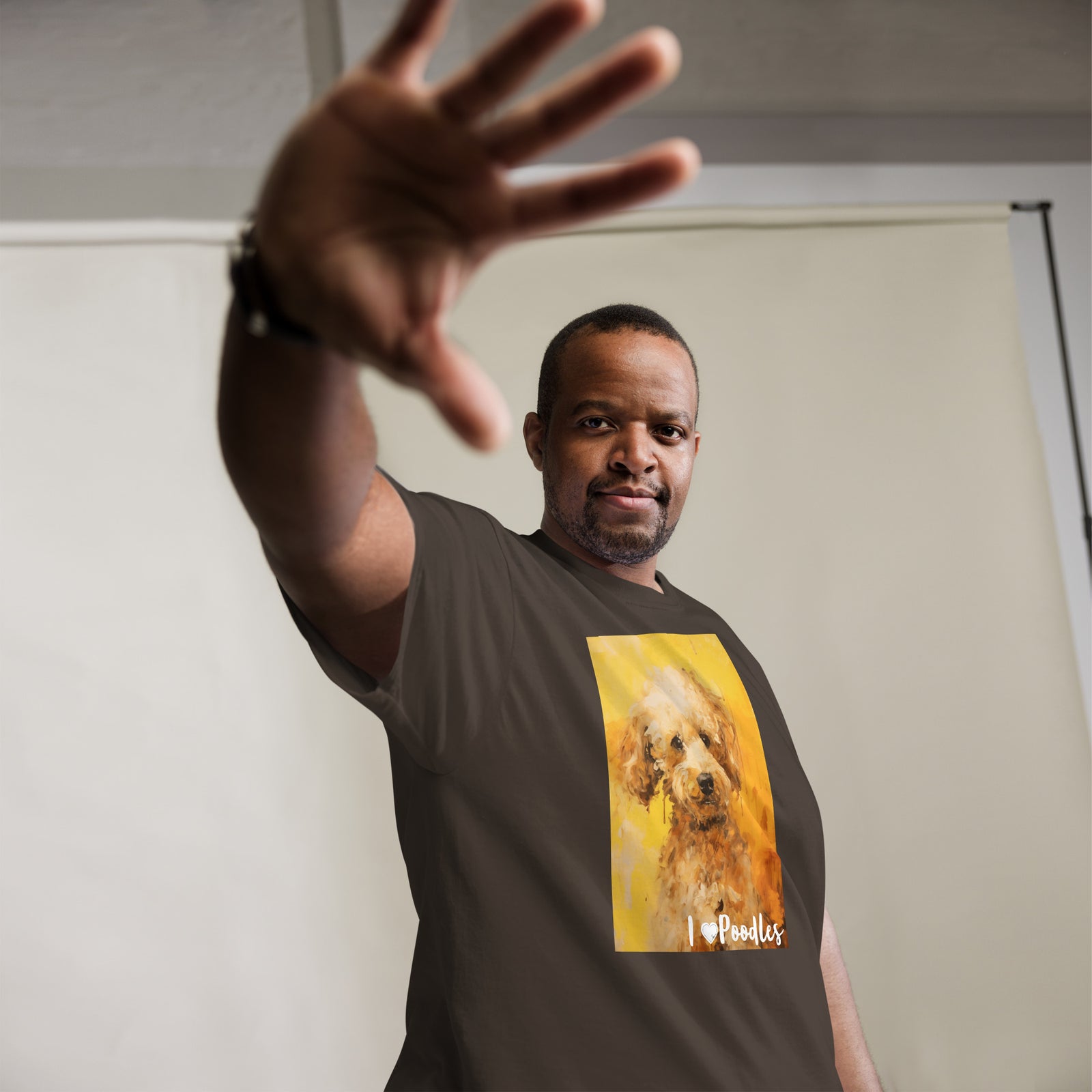 Men's classic tee - I ❤ DOGS - Poodle