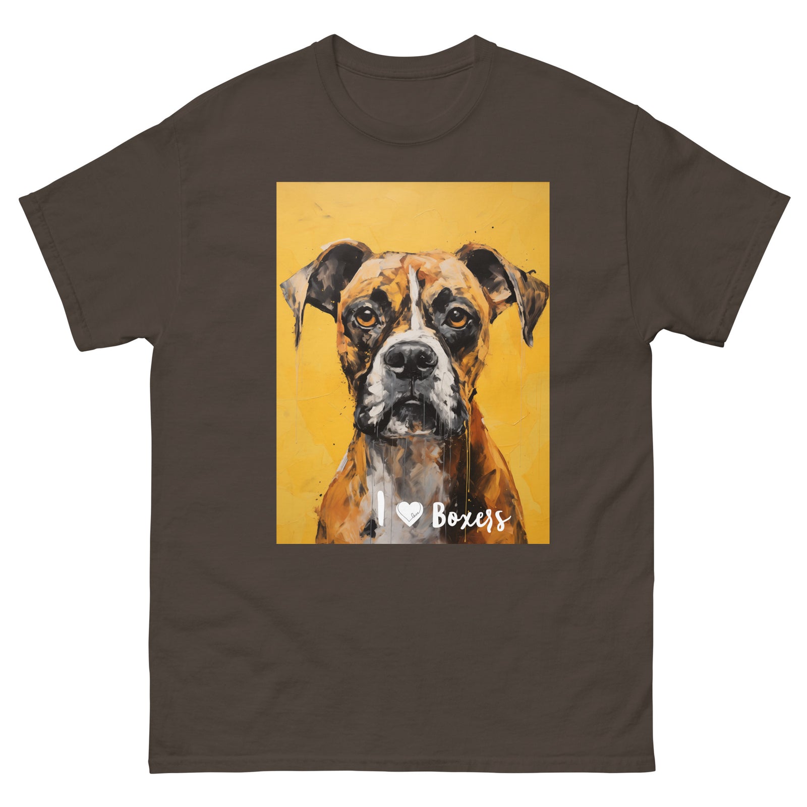Men's classic tee - I ❤ DOGS - Boxer