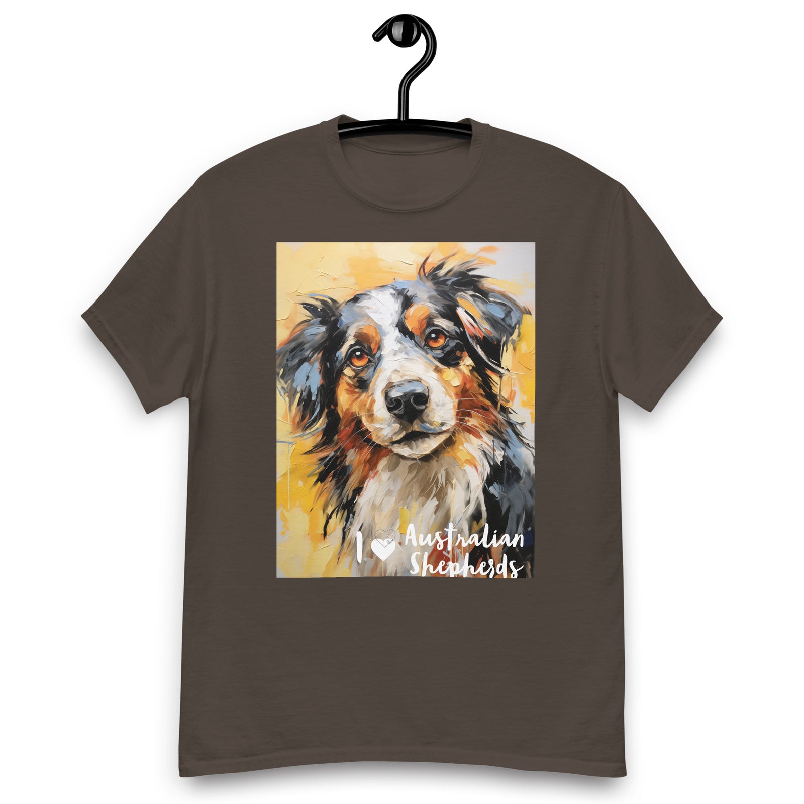 Men's classic tee - I ❤ DOGS - Australian Shepherd