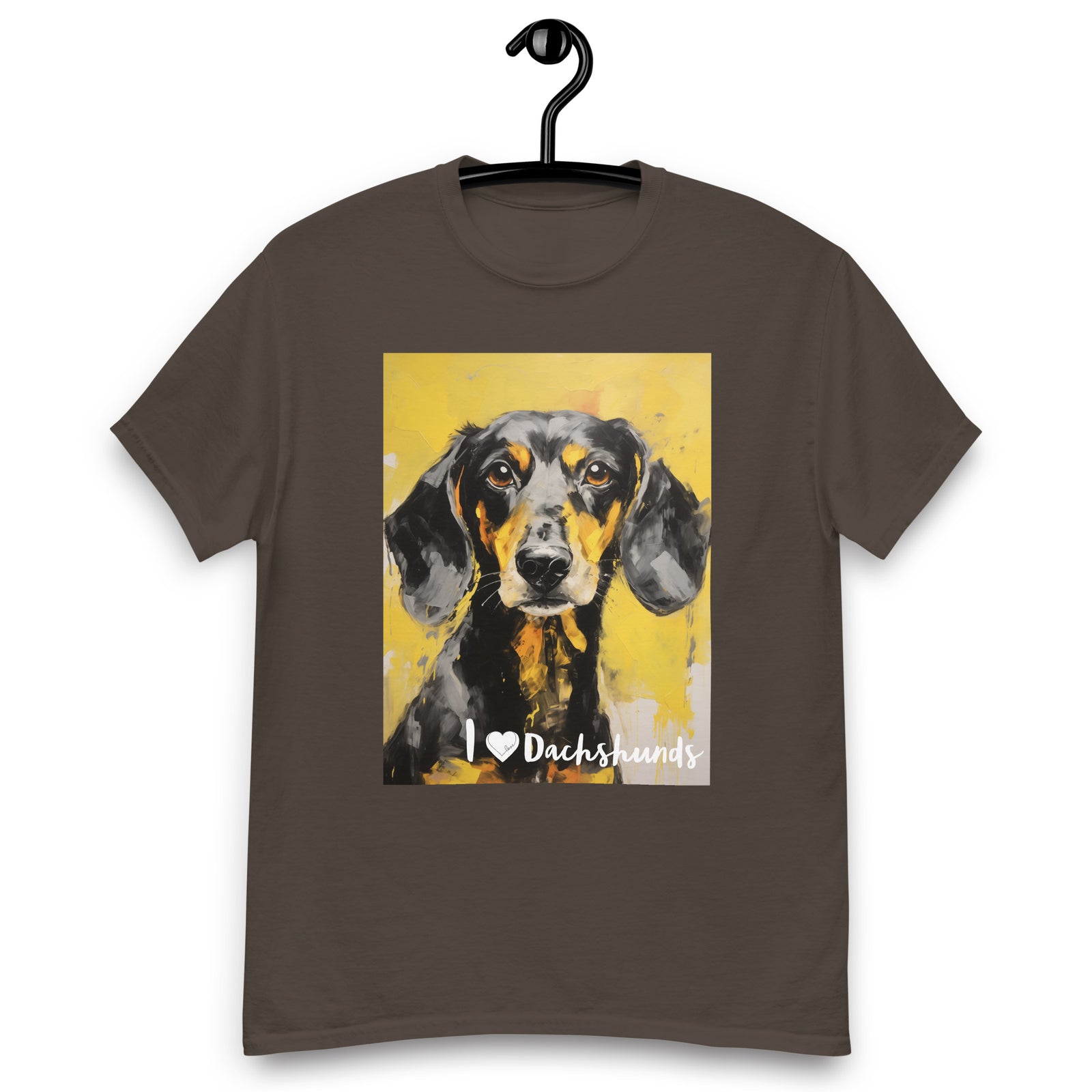 Men's classic tee - I ❤ DOGS - Dachshund