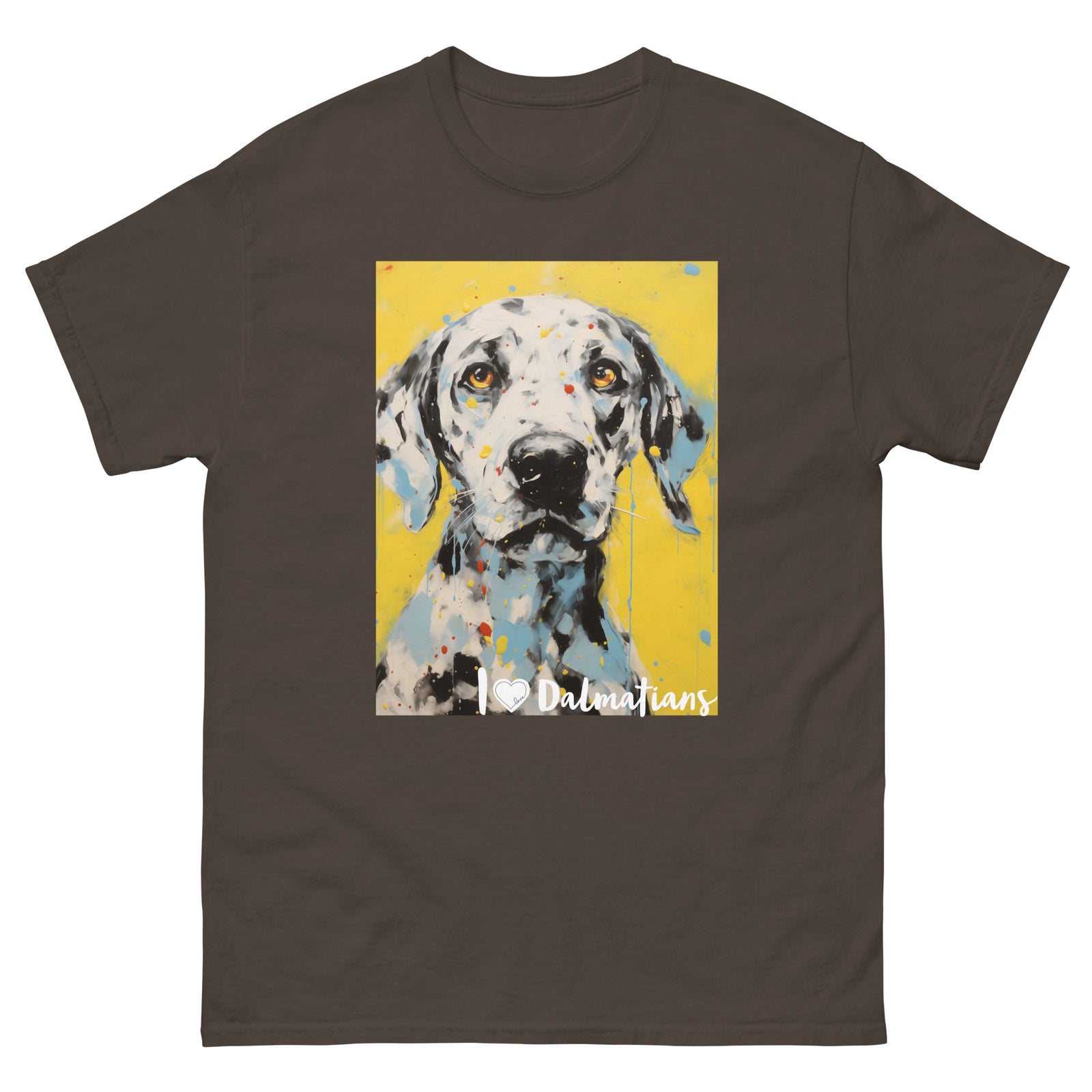 Men's classic tee - I ❤ DOGS - Dalmatian