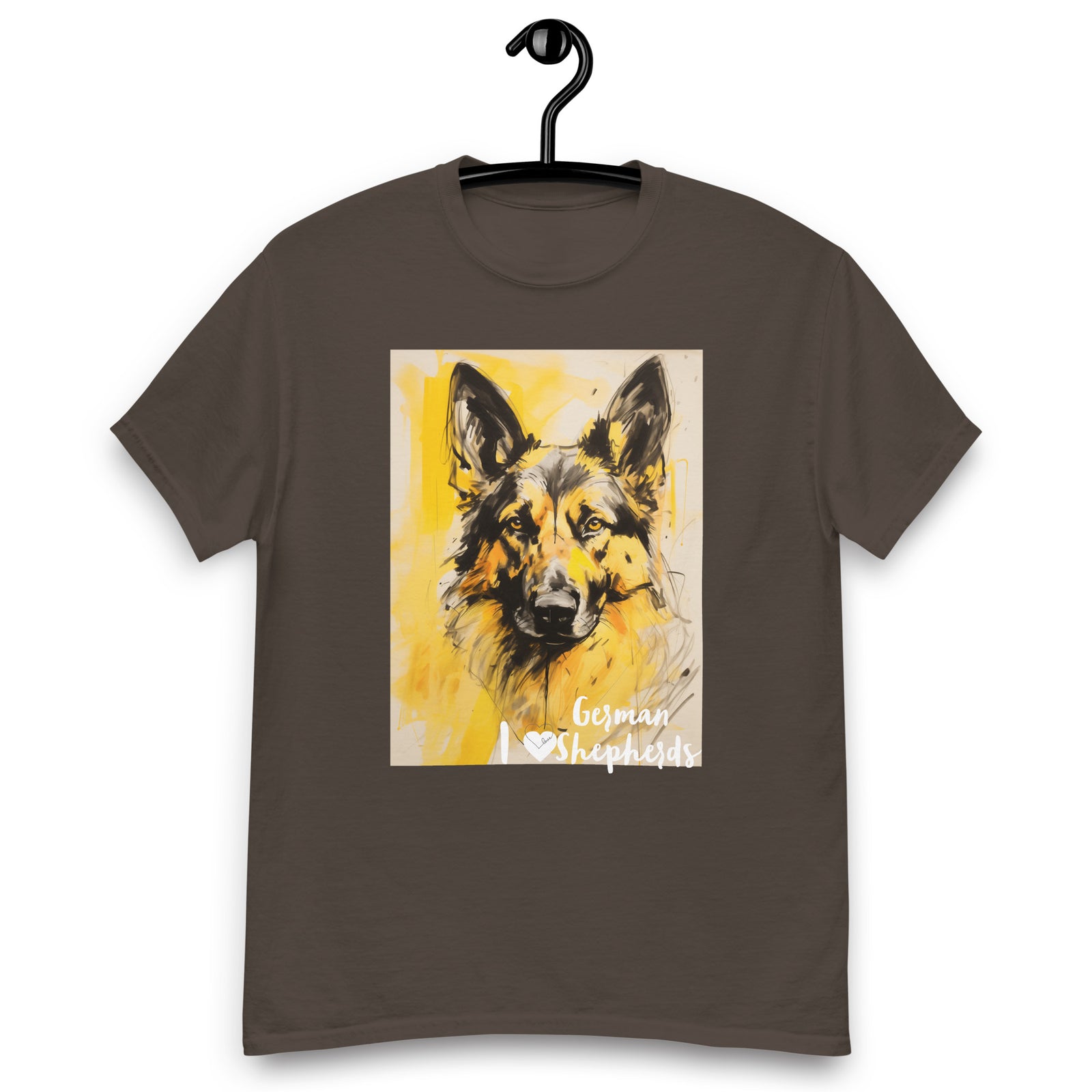 Men's classic tee - I ❤ DOGS - German Shepherd