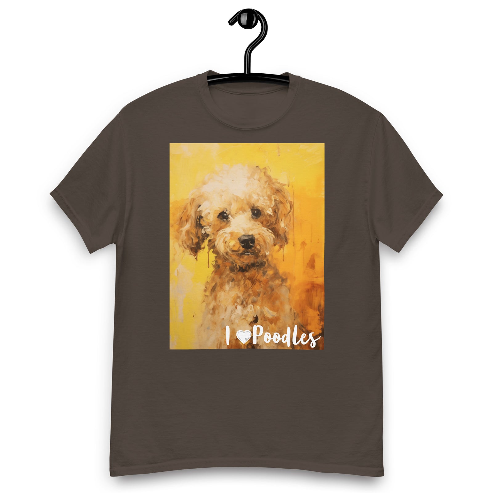 Men's classic tee - I ❤ DOGS - Poodle