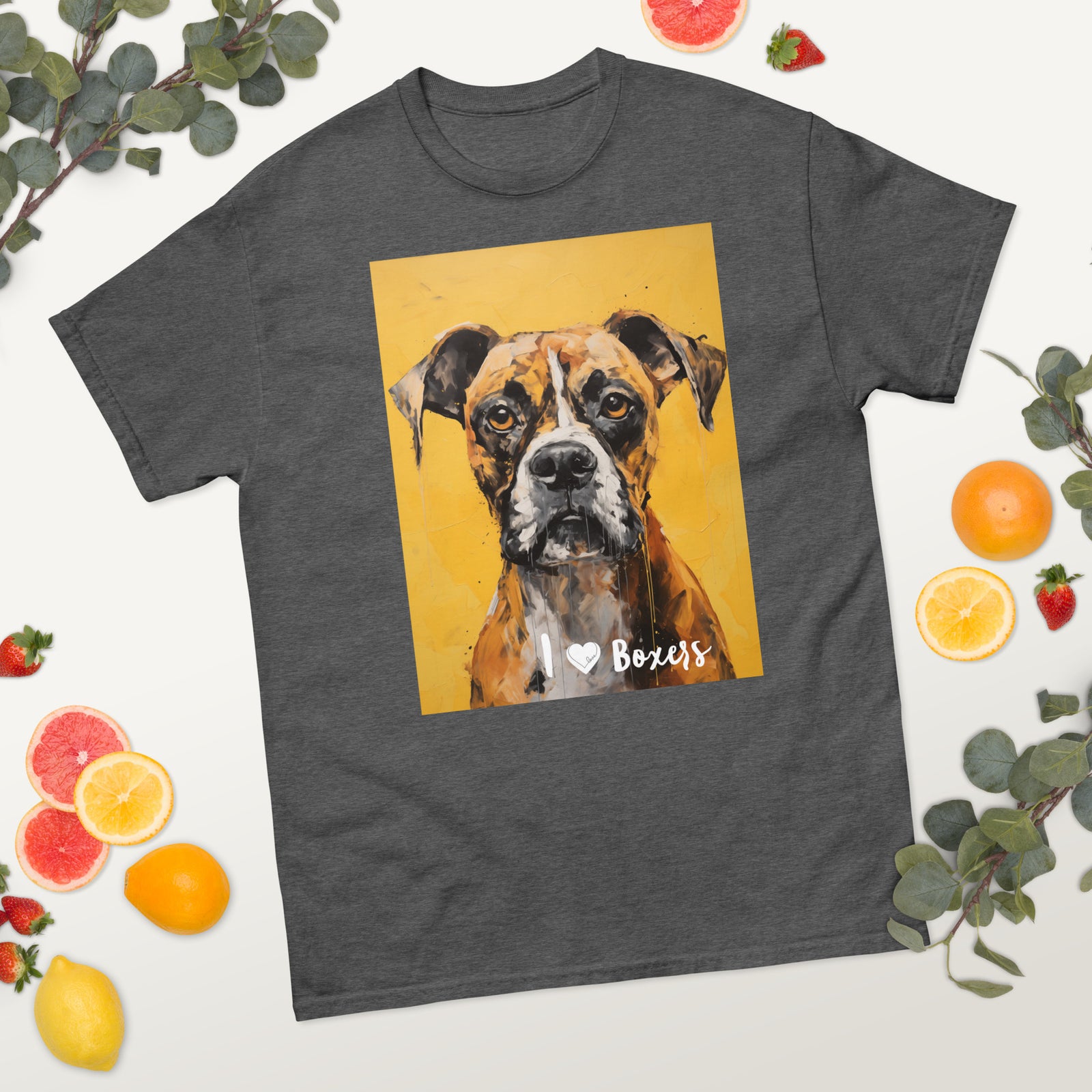 Men's classic tee - I ❤ DOGS - Boxer