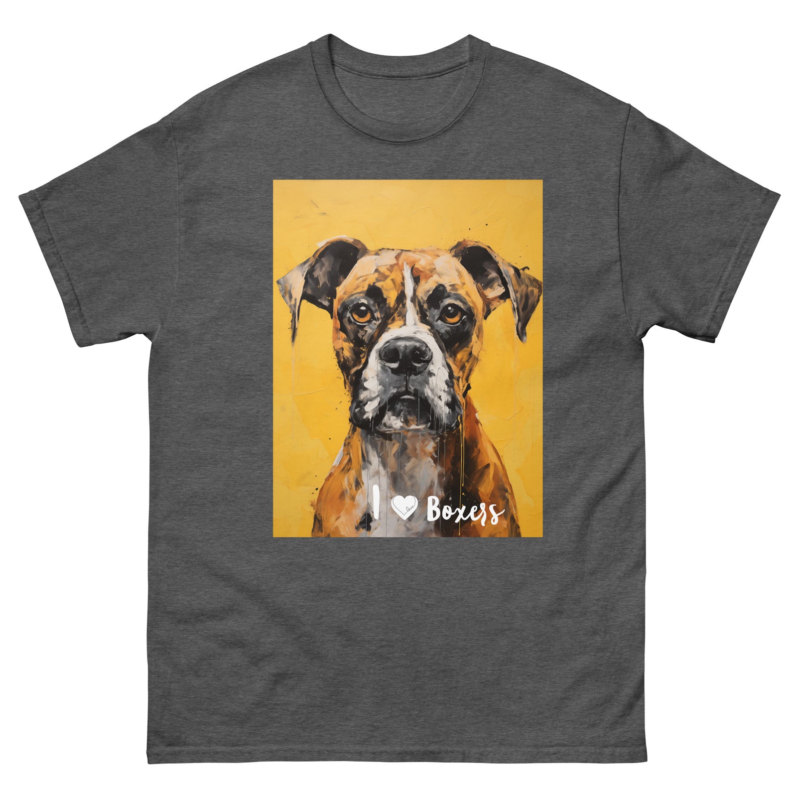 Men's classic tee - I ❤ DOGS - Boxer
