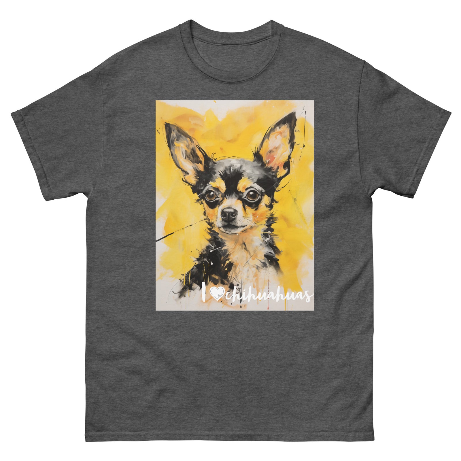 Men's classic tee - I ❤ DOGS - Chihuahua