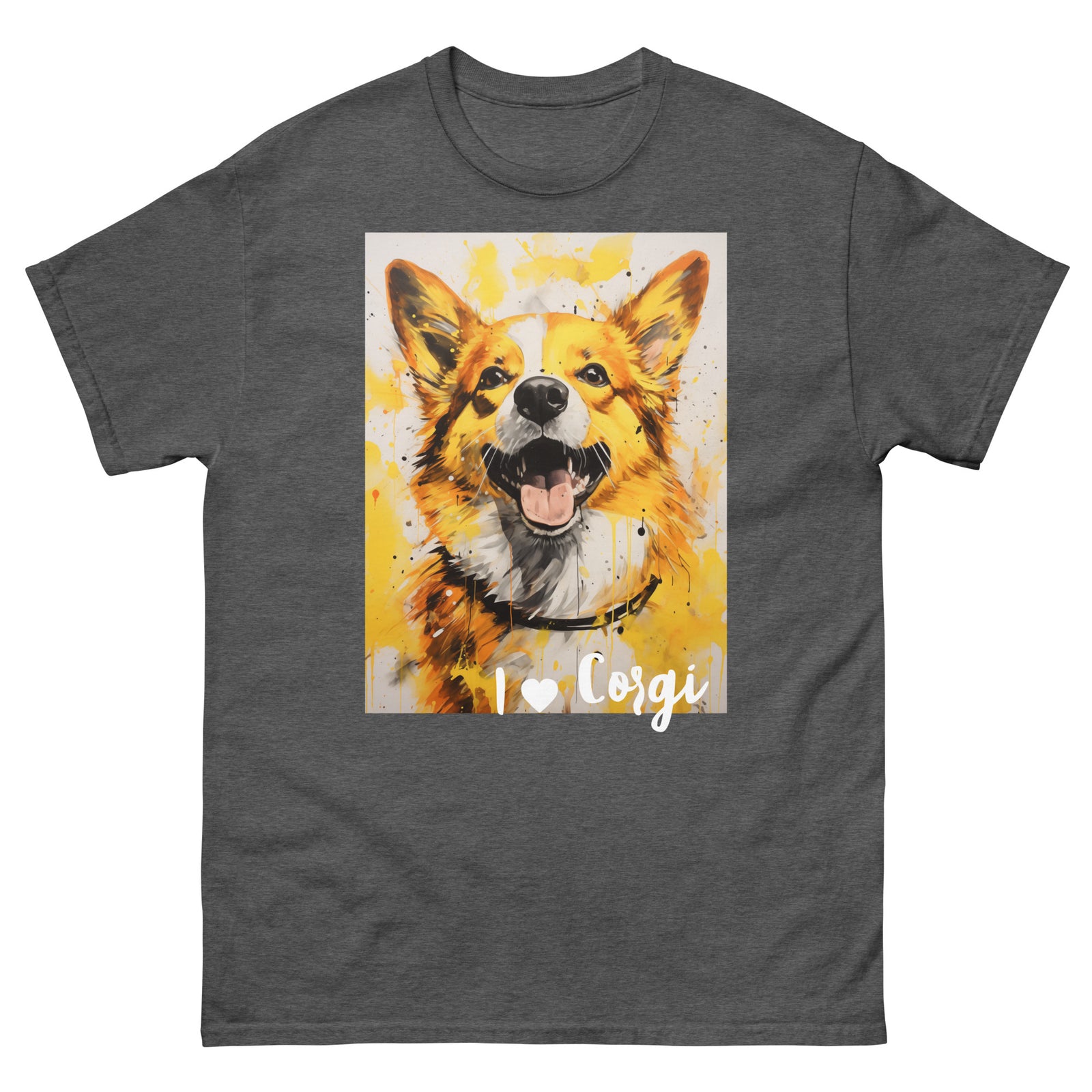 Men's classic tee - I ❤ DOGS - Pembroke Welsh Corgi