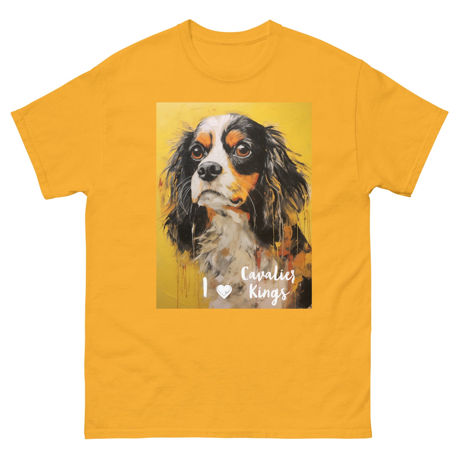 Men's classic tee - I ❤ DOGS - Cavalier King Charles Spaniel