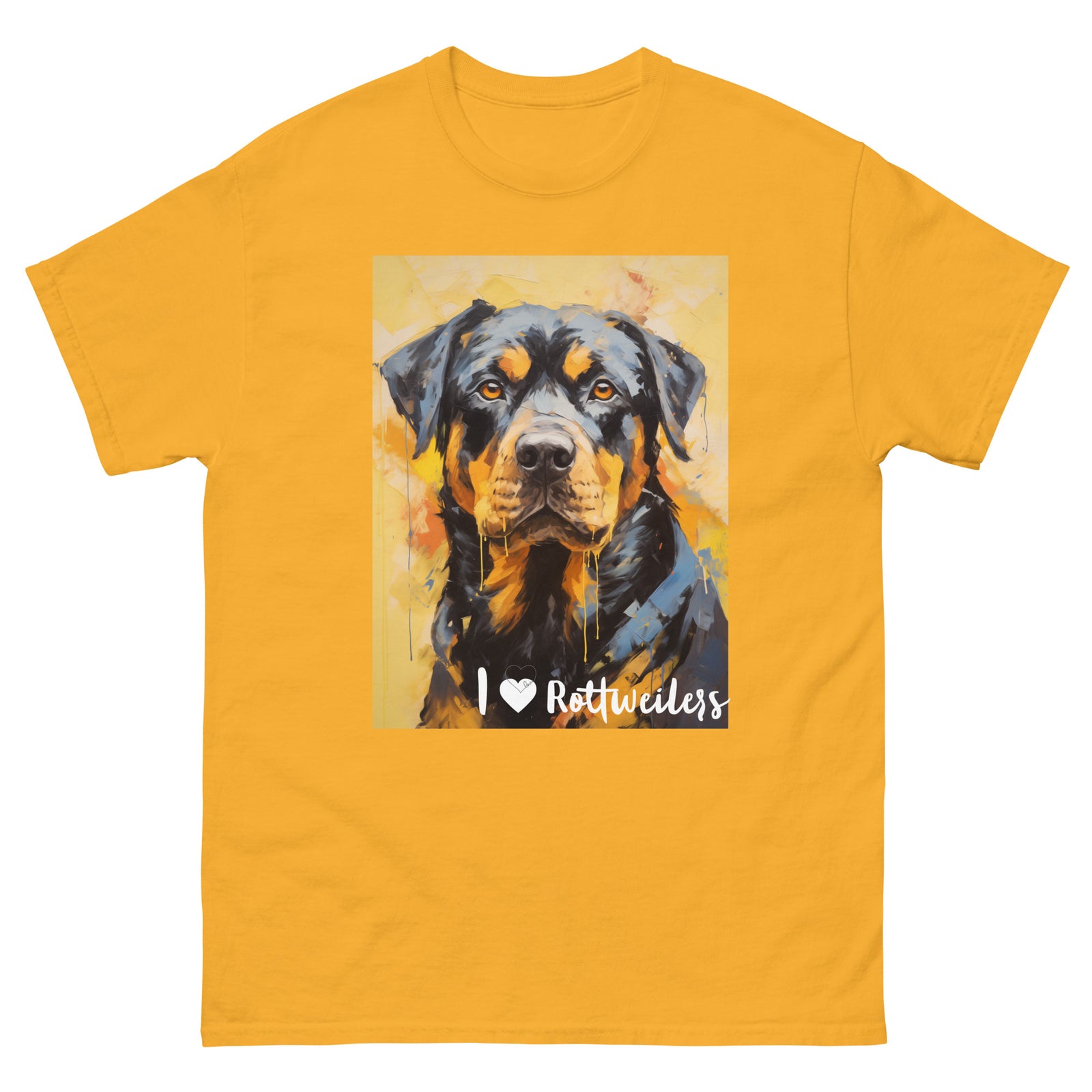 Men's classic tee - I ❤ DOGS - Rottweiler