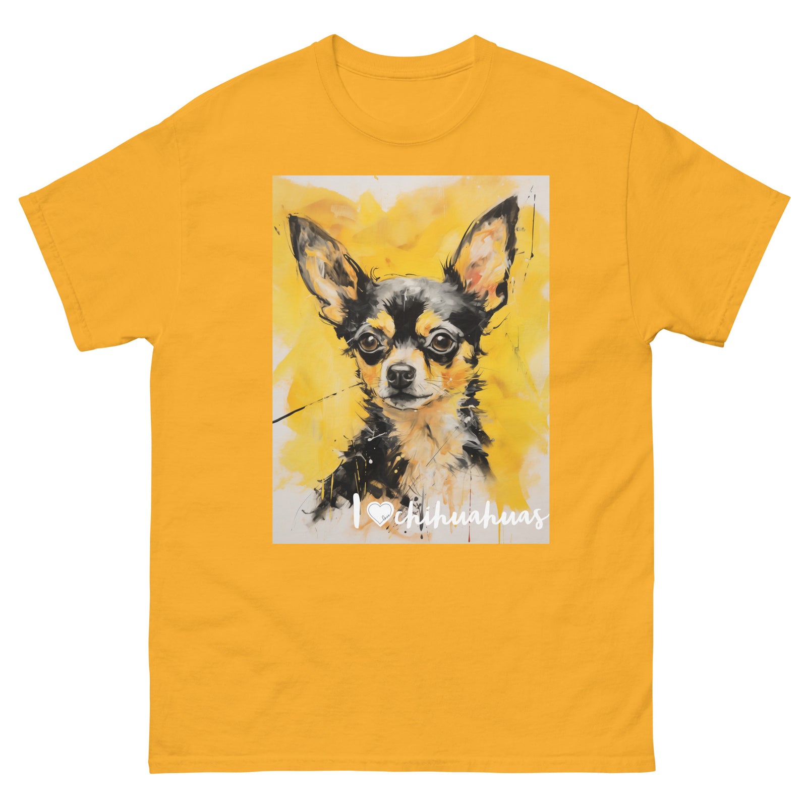 Men's classic tee - I ❤ DOGS - Chihuahua
