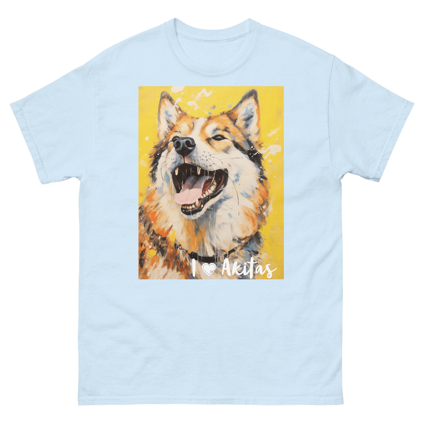 Men's classic tee - I ❤ DOGS - Akita