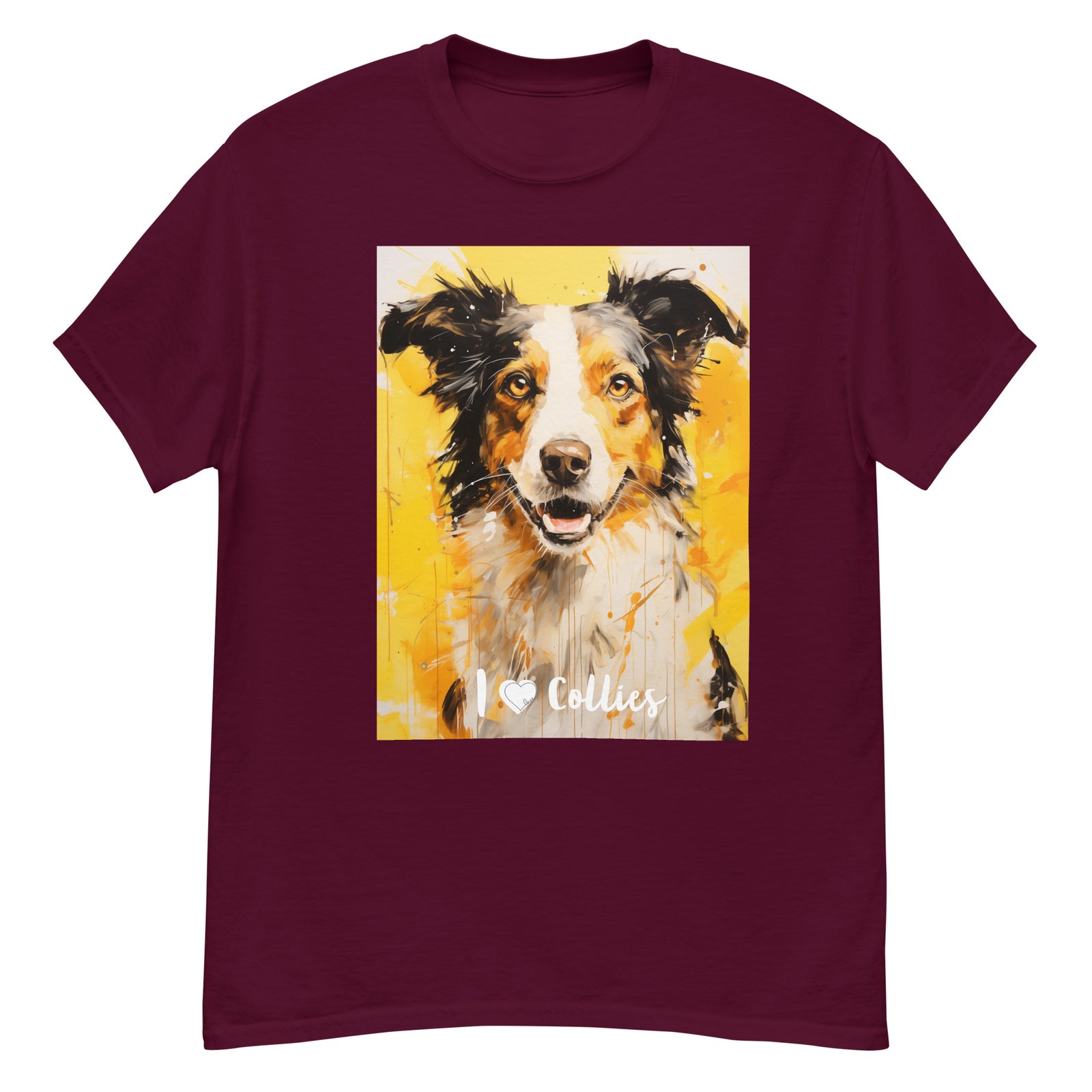 Men's classic tee - I ❤ DOGS - Border Collie