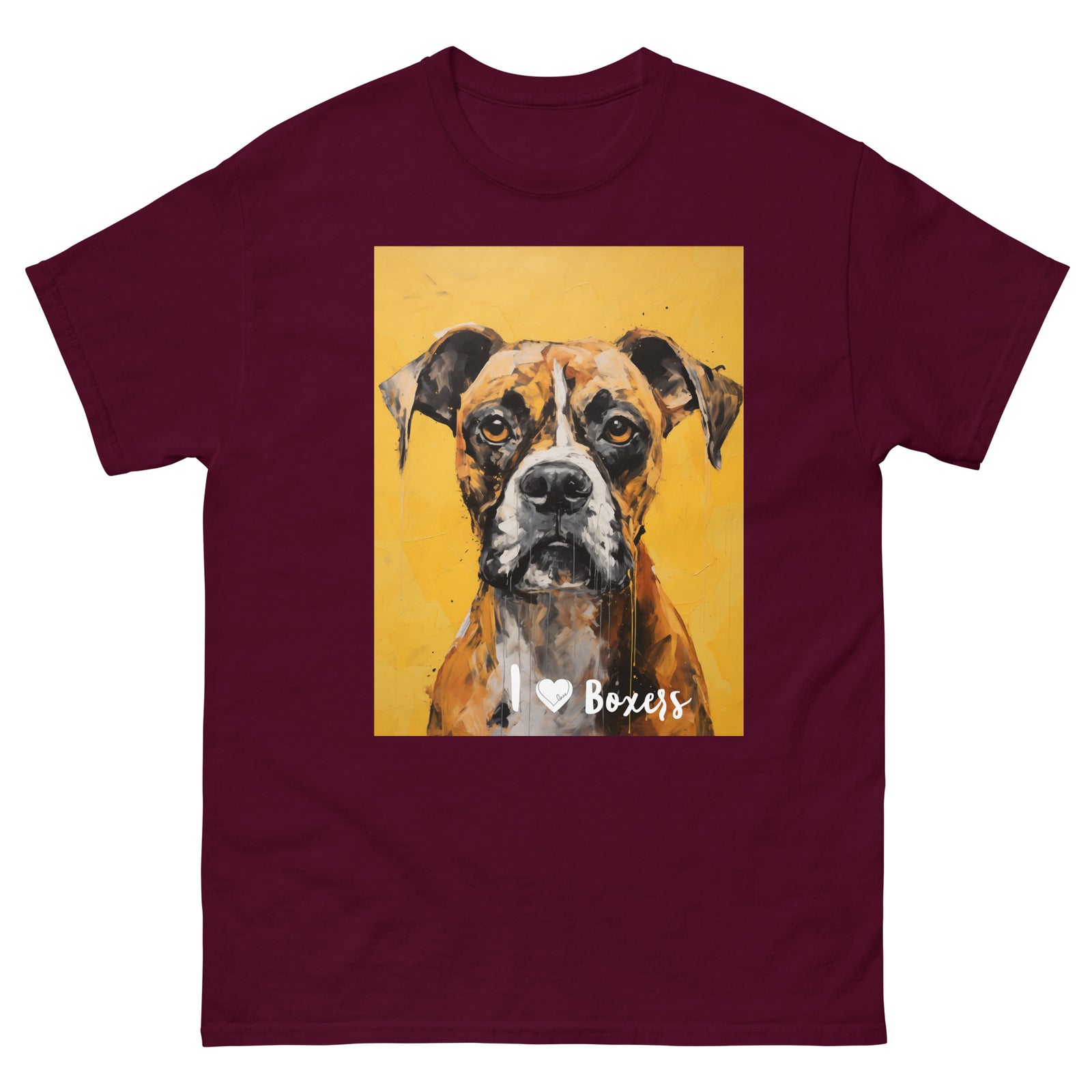 Men's classic tee - I ❤ DOGS - Boxer