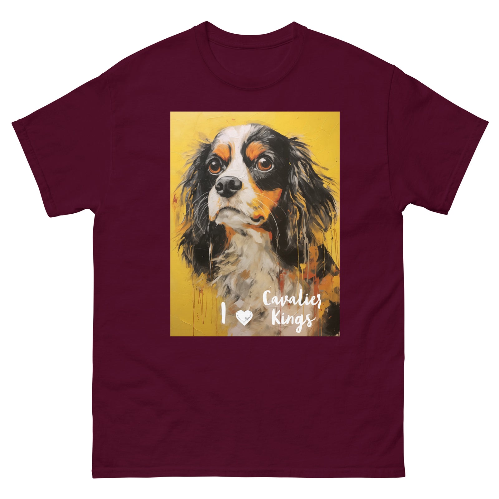 Men's classic tee - I ❤ DOGS - Cavalier King Charles Spaniel
