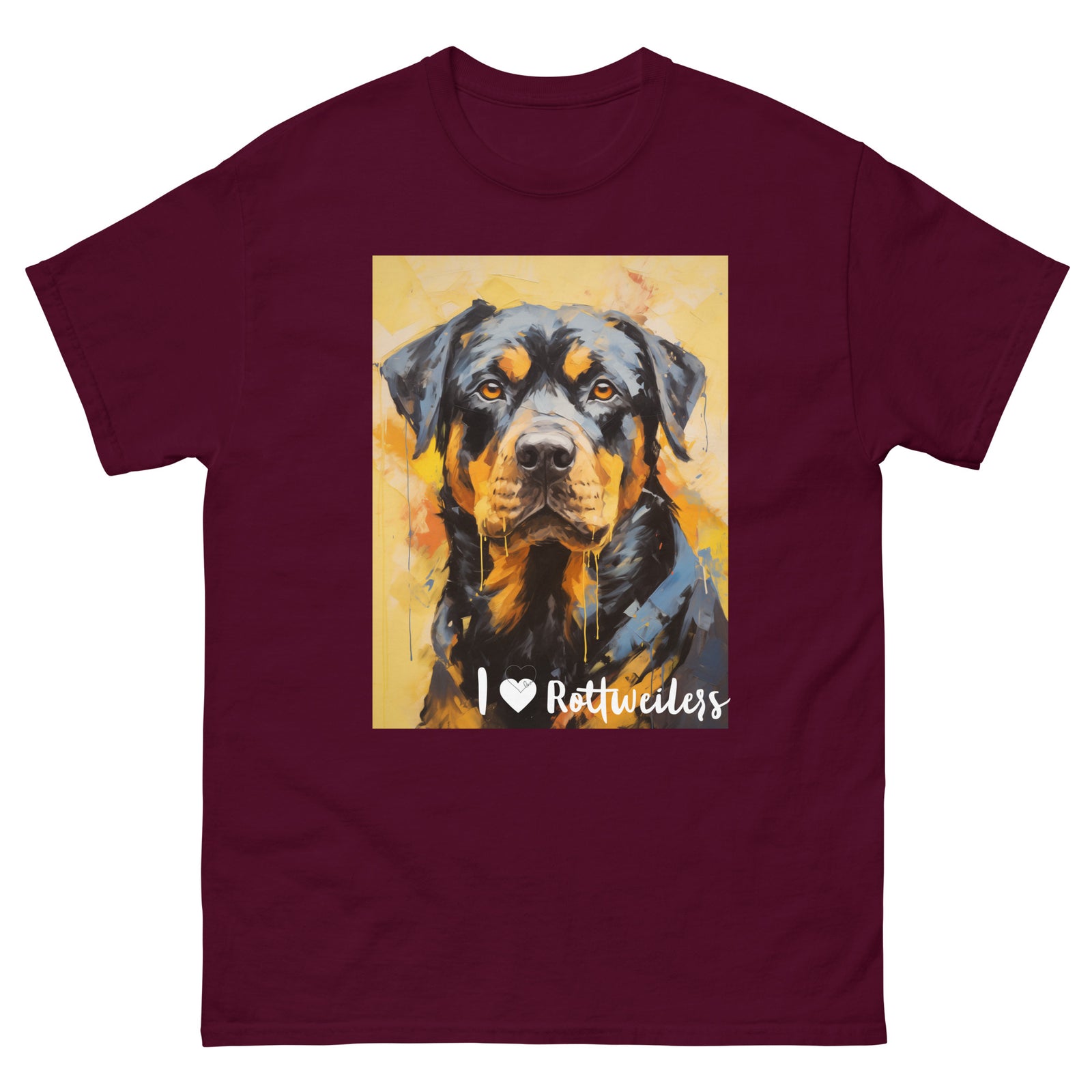 Men's classic tee - I ❤ DOGS - Rottweiler