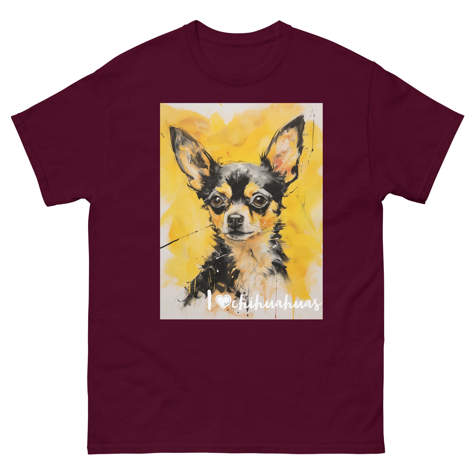 Men's classic tee - I ❤ DOGS - Chihuahua
