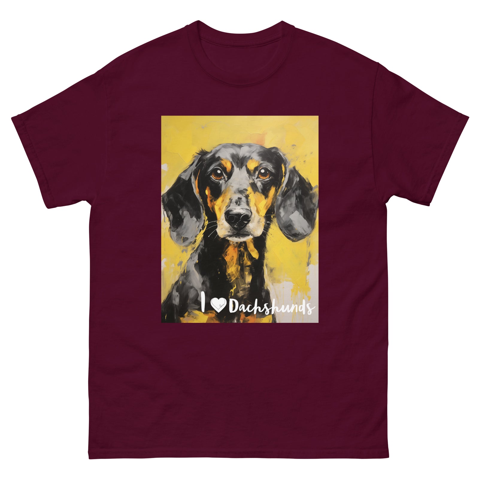 Men's classic tee - I ❤ DOGS - Dachshund