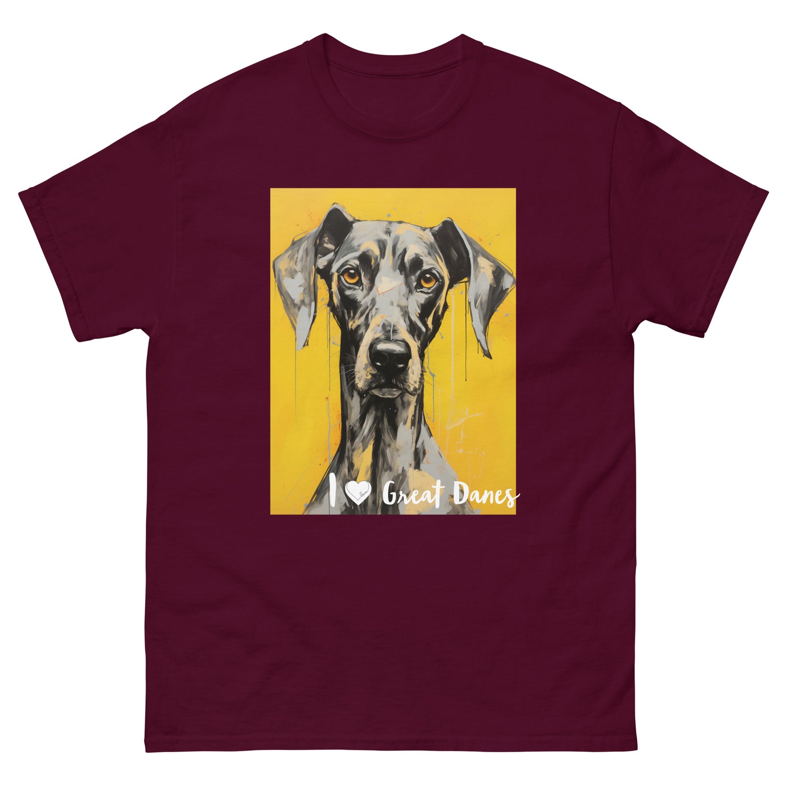 Men's classic tee - I ❤ DOGS - Great Dane