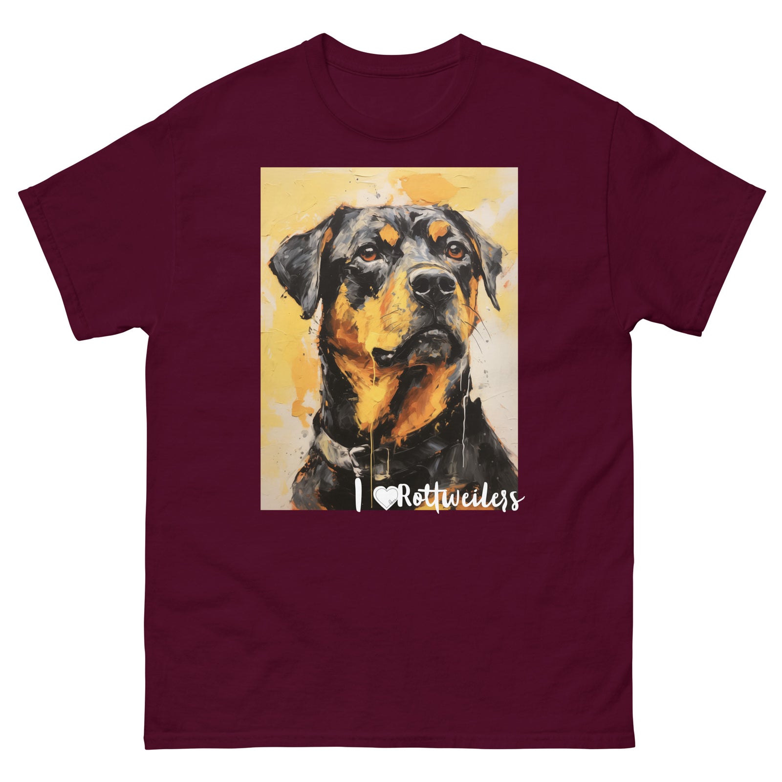 Men's classic tee - I ❤ DOGS - Rottweiler