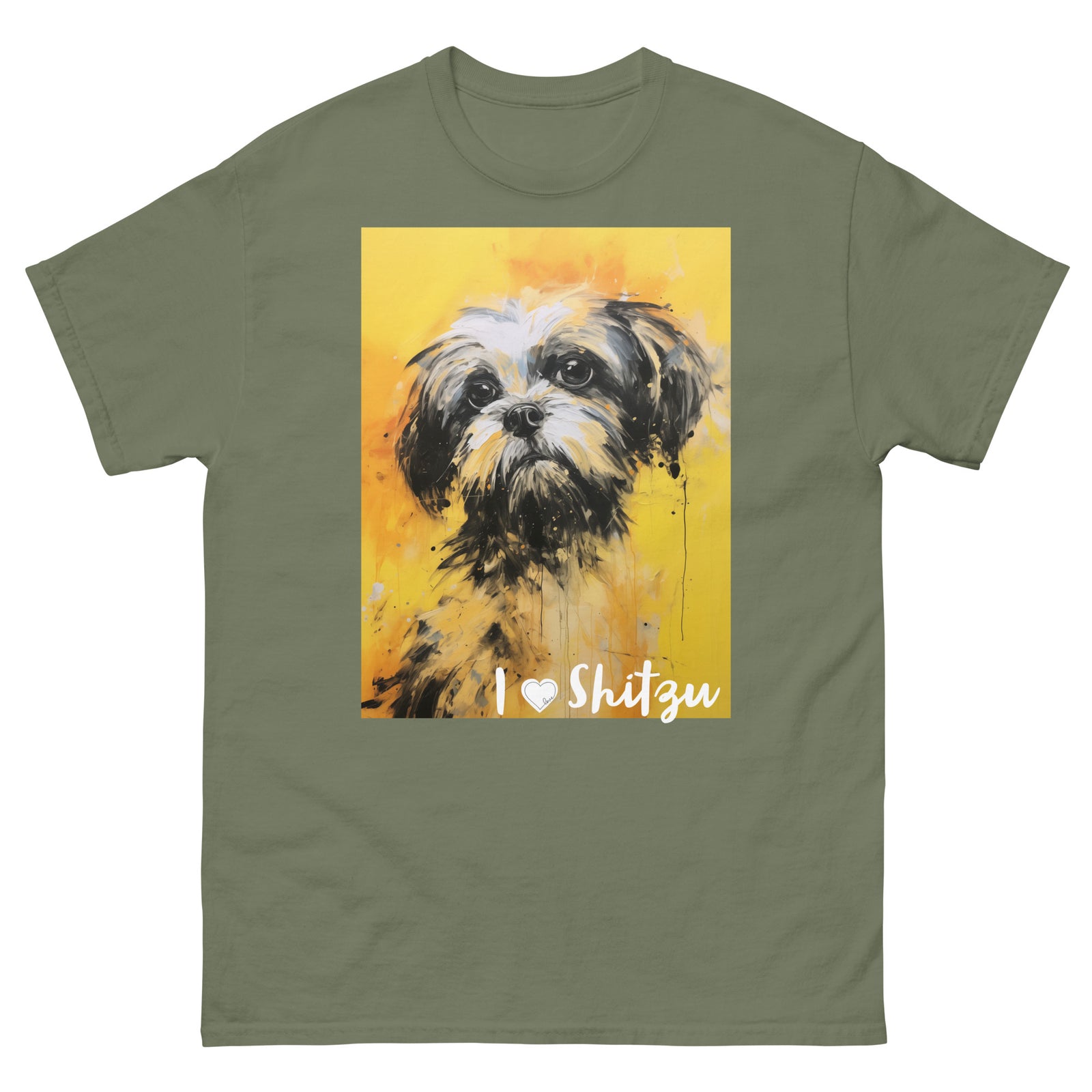 Men's classic tee - I ❤ DOGS - Shih Tzu