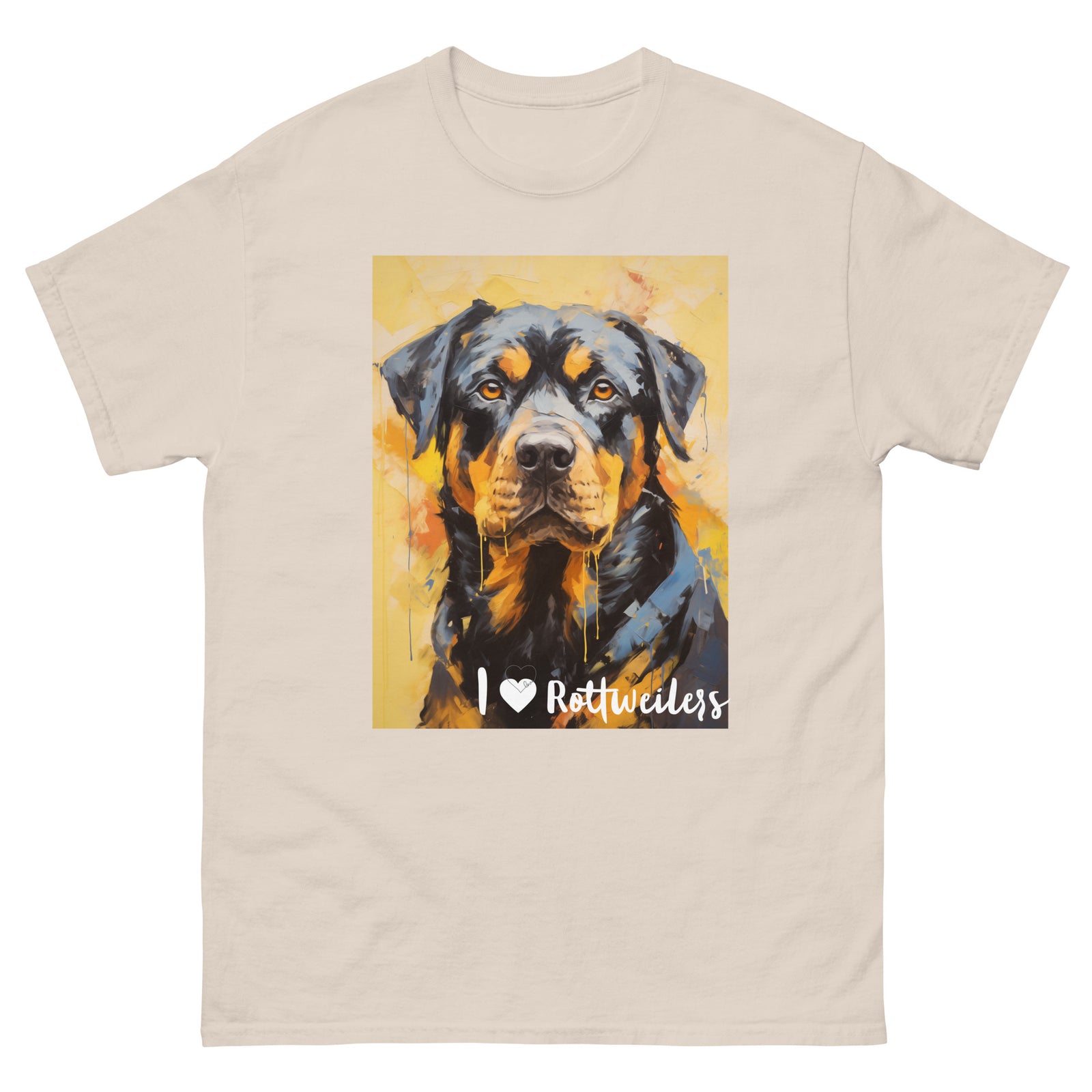 Men's classic tee - I ❤ DOGS - Rottweiler