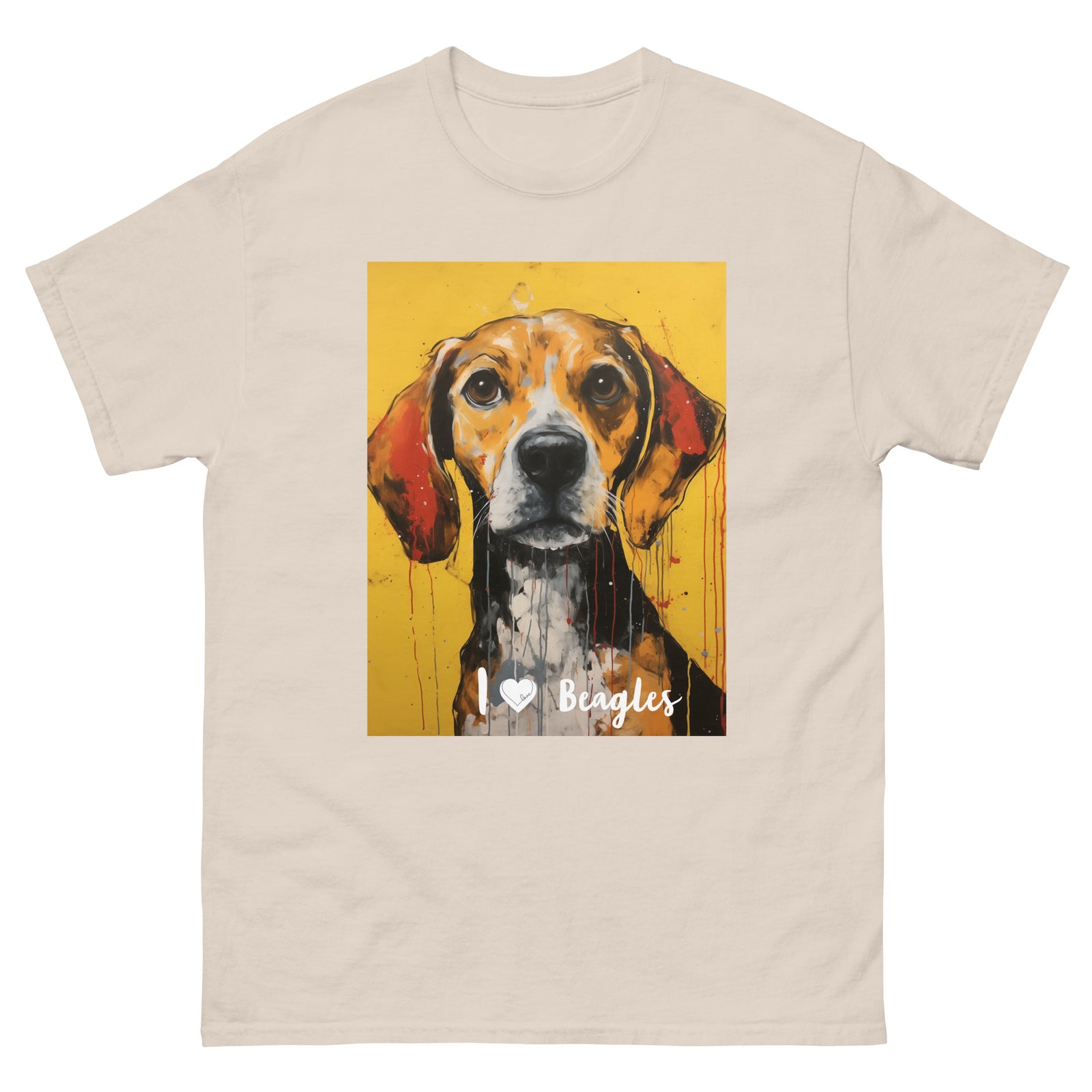 Men's classic tee - I ❤ DOGS - Beagle
