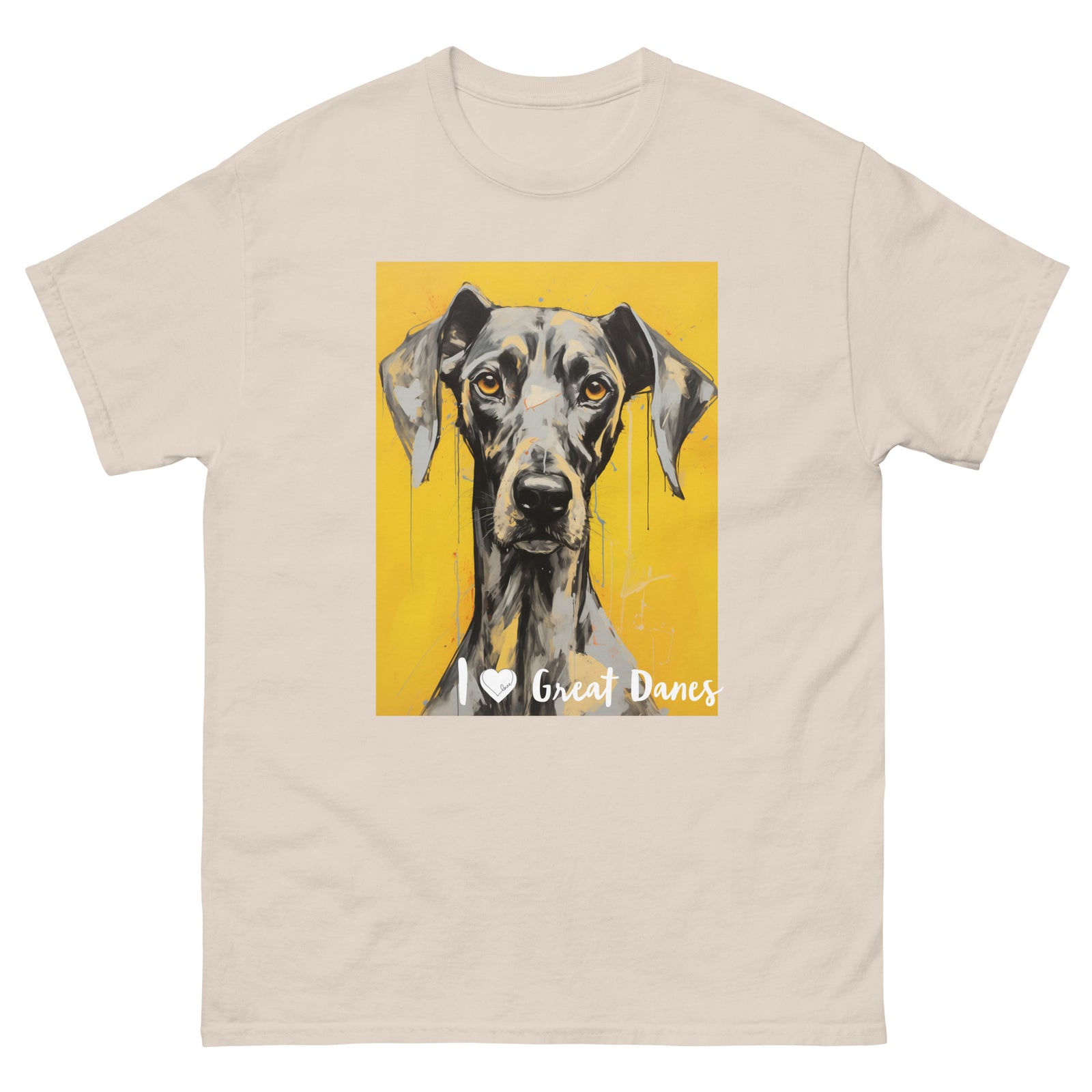 Men's classic tee - I ❤ DOGS - Great Dane