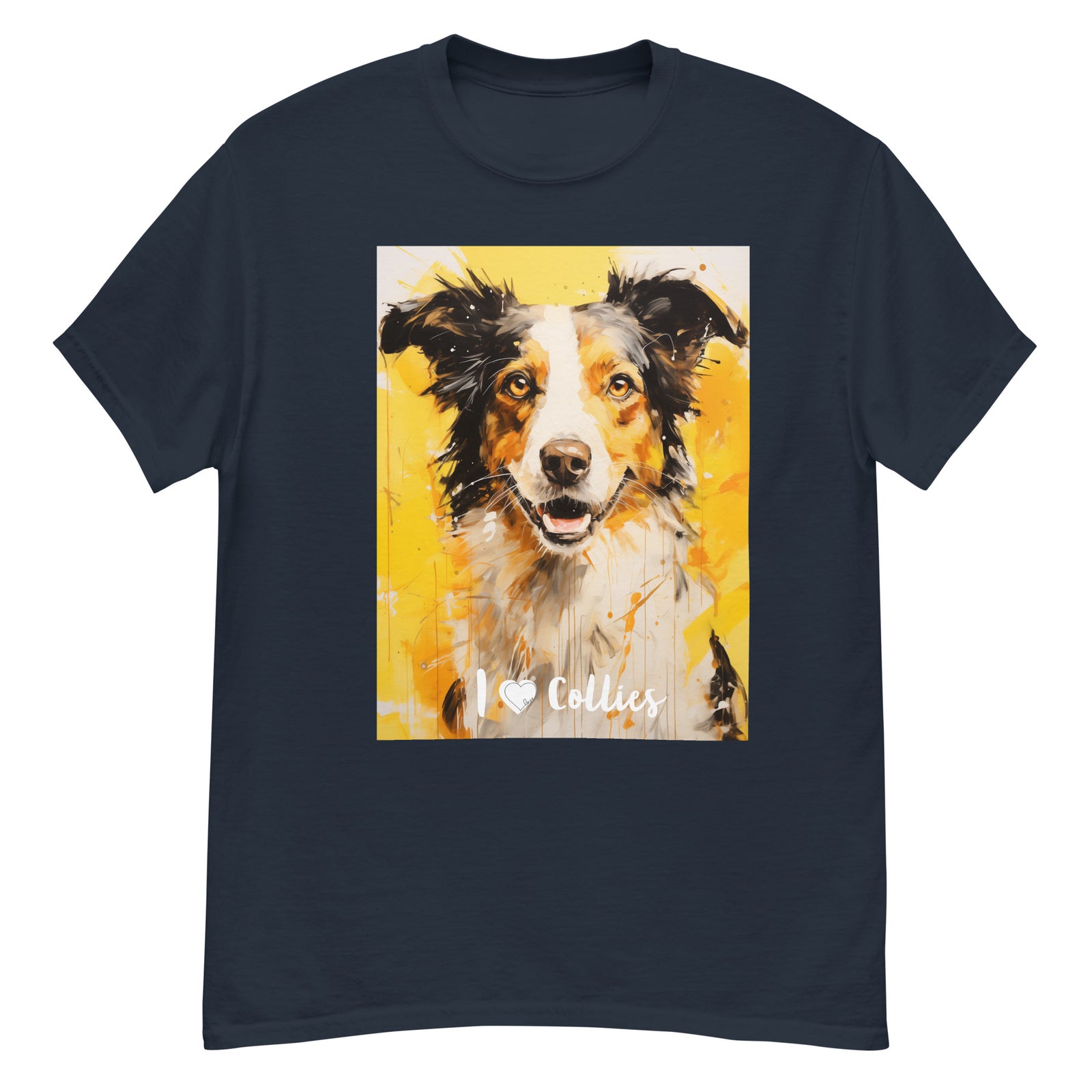 Men's classic tee - I ❤ DOGS - Border Collie