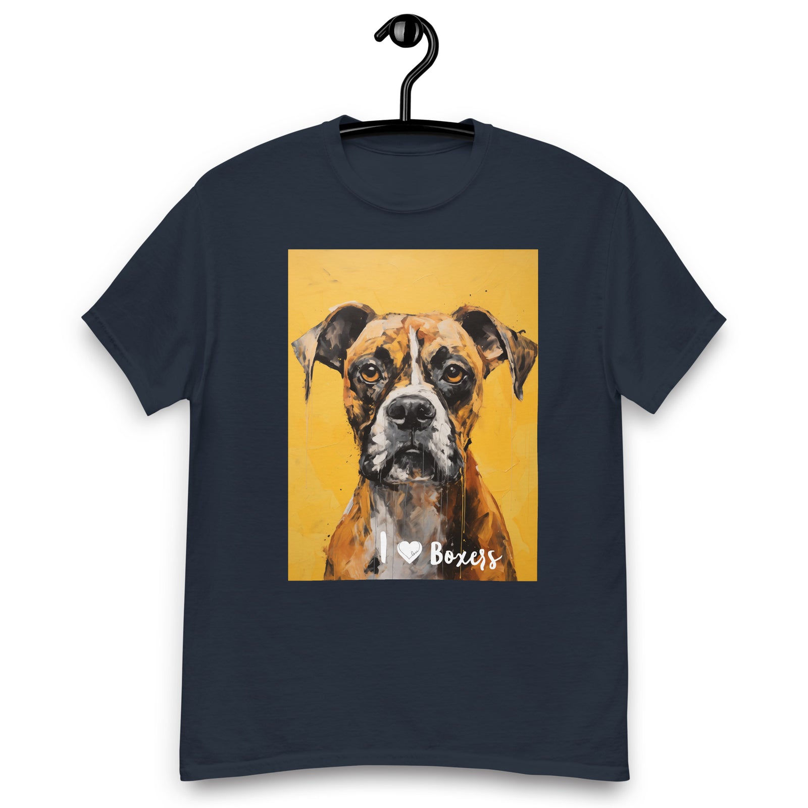 Men's classic tee - I ❤ DOGS - Boxer