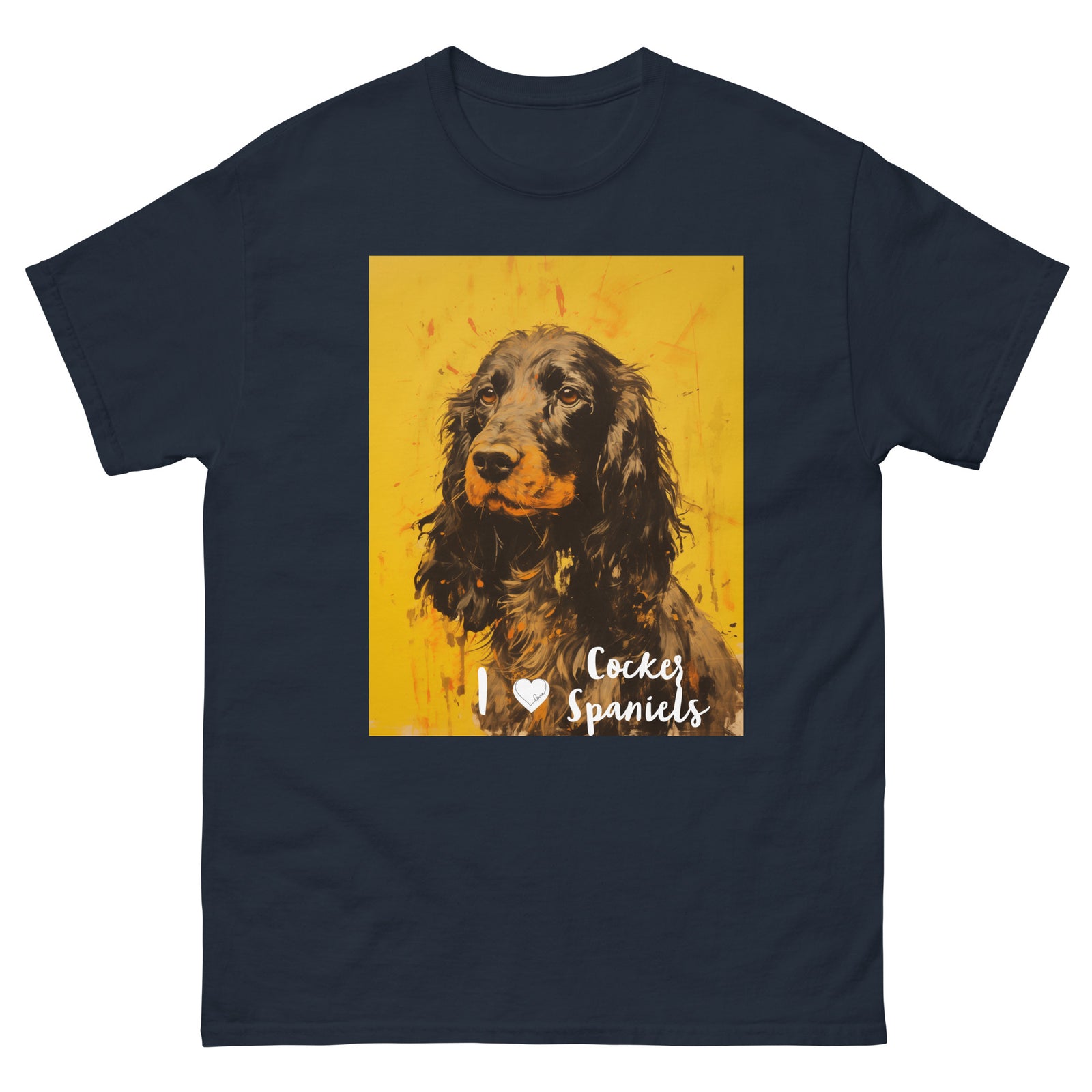 Men's classic tee - I ❤ DOGS - English Springer Spaniel
