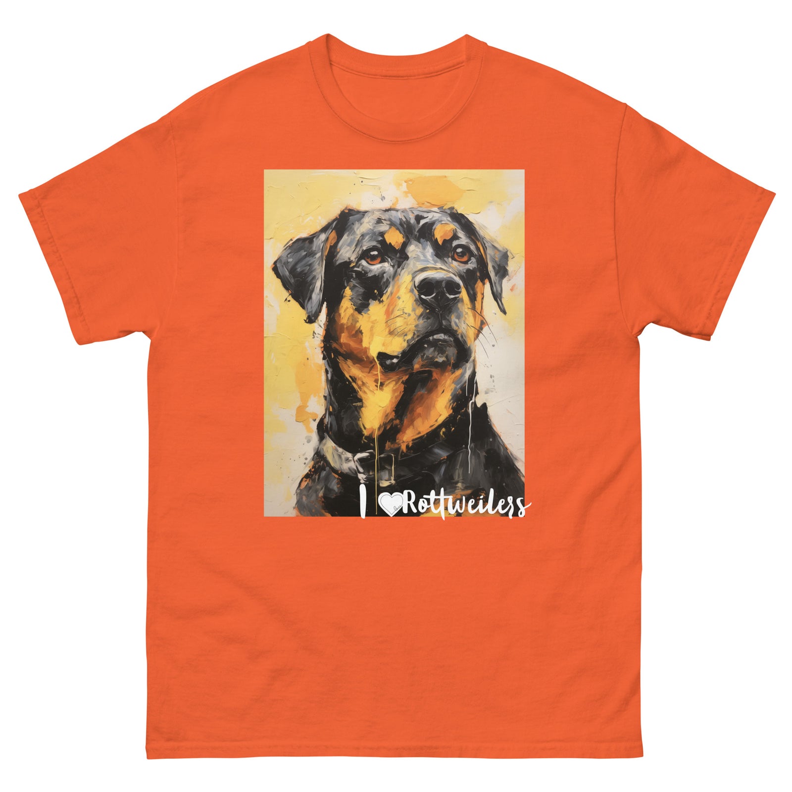 Men's classic tee - I ❤ DOGS - Rottweiler