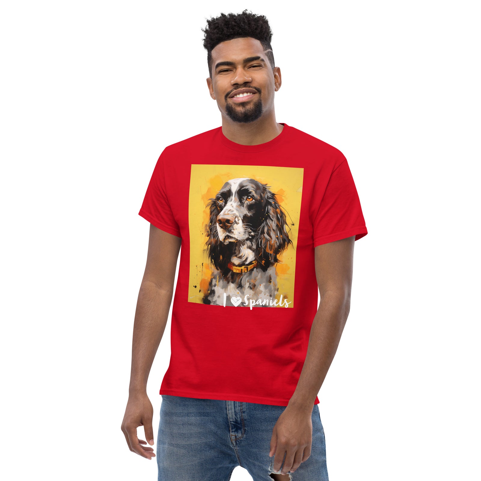 Men's classic tee - I ❤ DOGS - Cocker Spaniel (American)