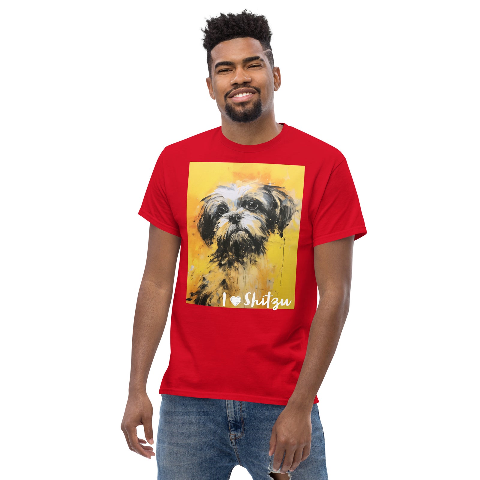 Men's classic tee - I ❤ DOGS - Shih Tzu