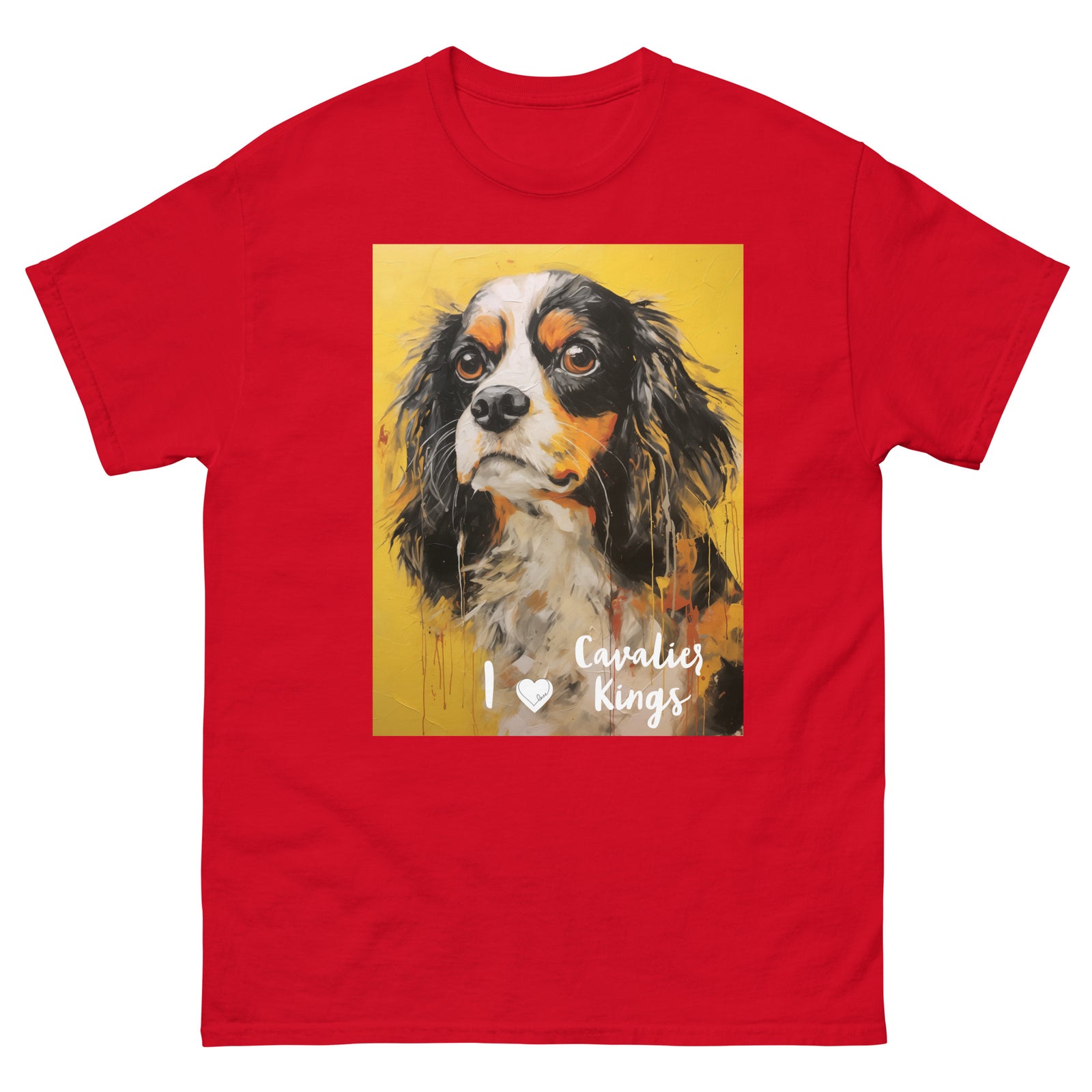 Men's classic tee - I ❤ DOGS - Cavalier King Charles Spaniel