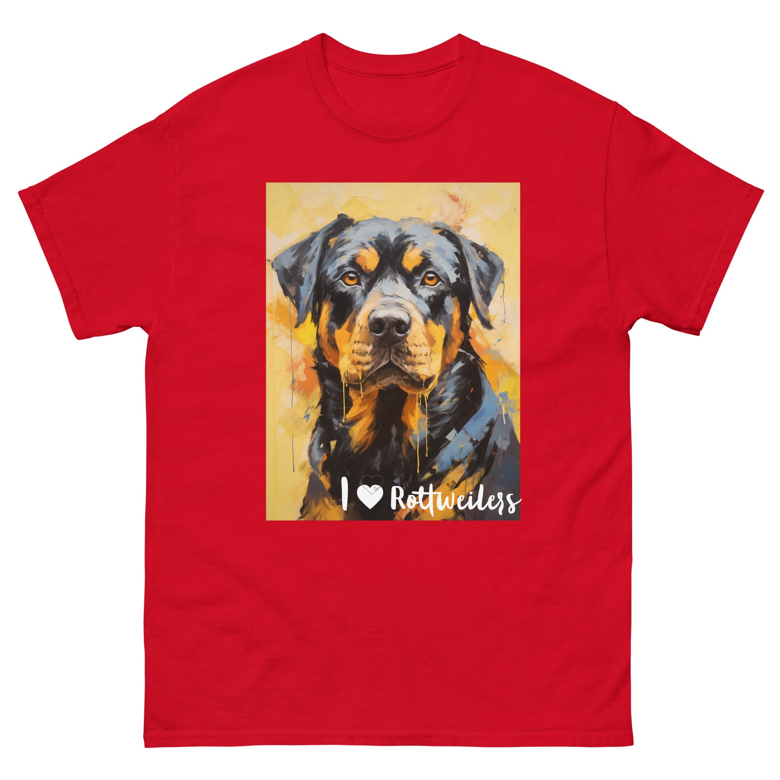 Men's classic tee - I ❤ DOGS - Rottweiler